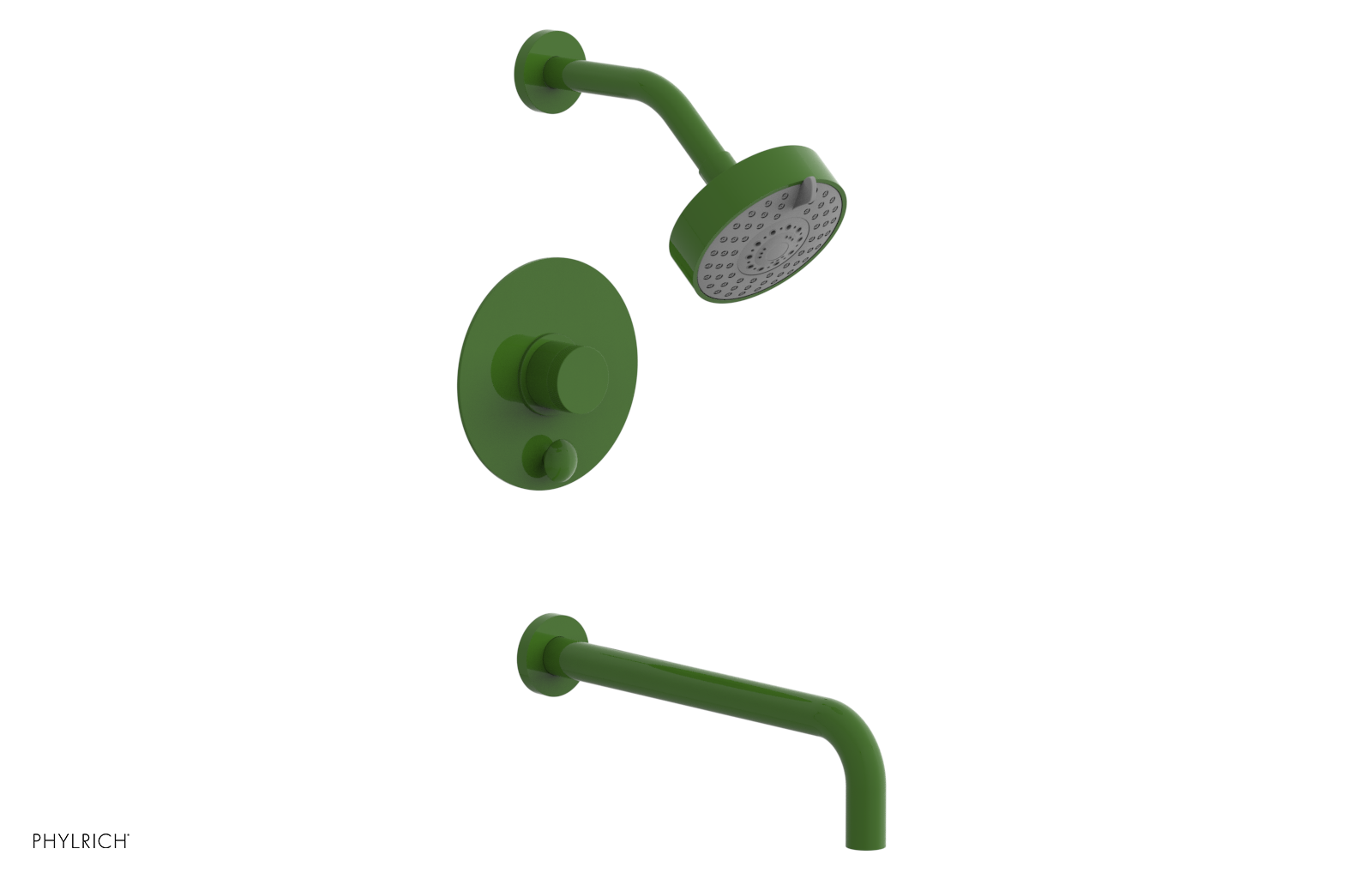 BASIC II 12 Pressure Balance Tub and Shower Faucet Set - 230 26 12 - Perfect for Bathroom Renovation & Modern Home Upgrade