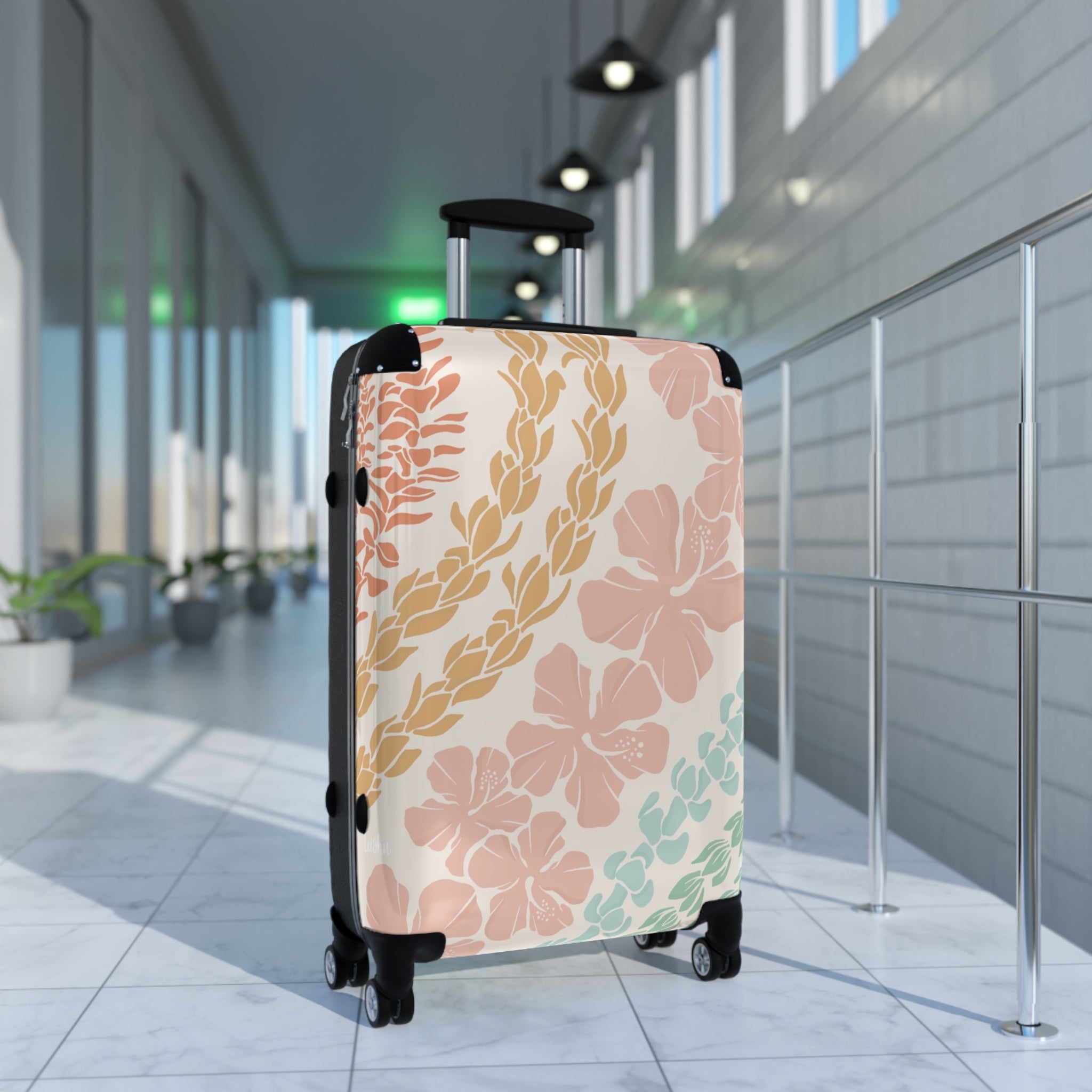 Stylish Groovy Lei Cabin Suitcase - Lightweight Carry-On Luggage for Travel, Business Trips & Weekend Getaways
