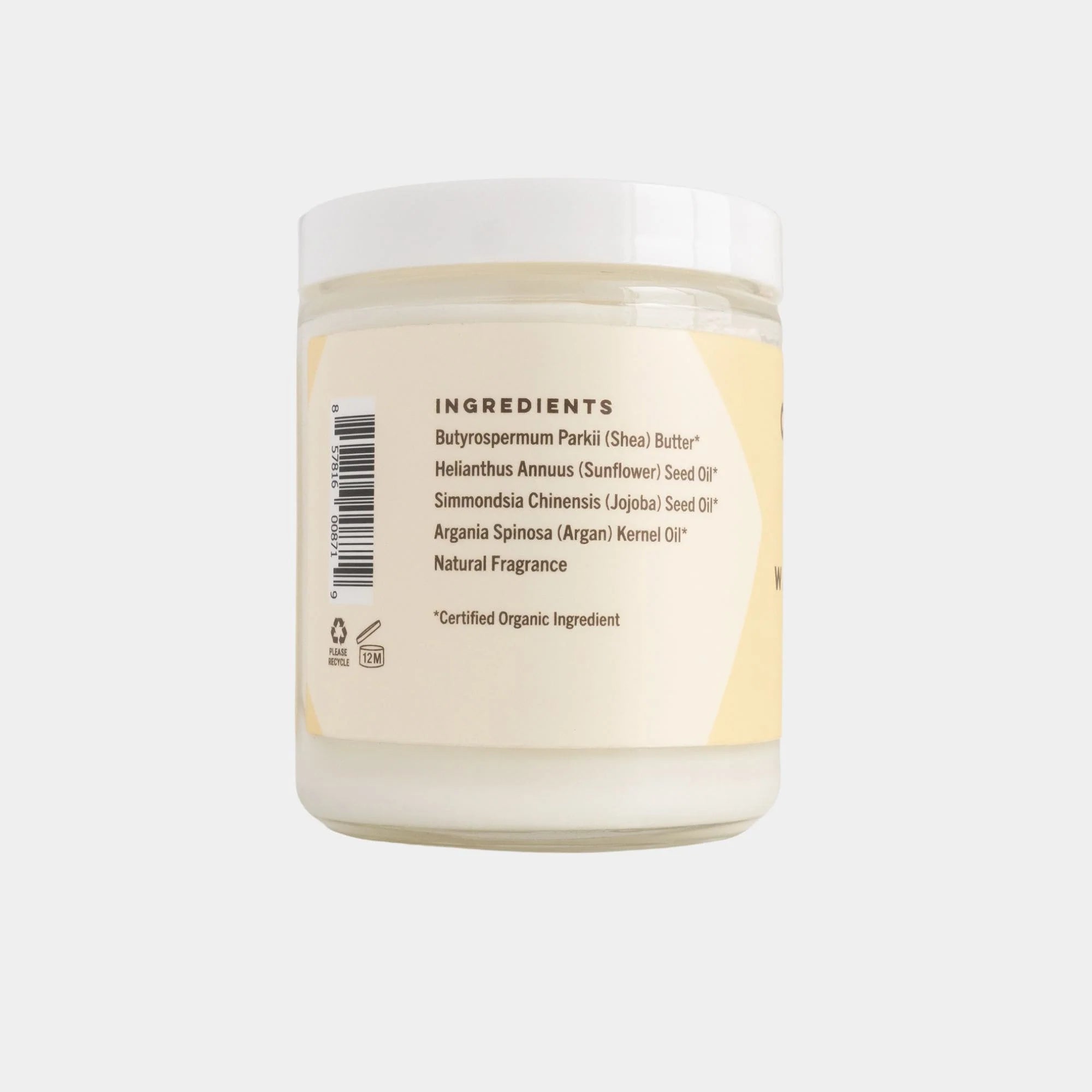 Organic Vanilla Body Butter for Dry Skin - Hydrating & Nourishing Moisturizer for Hands, Feet & Body - Perfect for Winter Care & Spa Nights