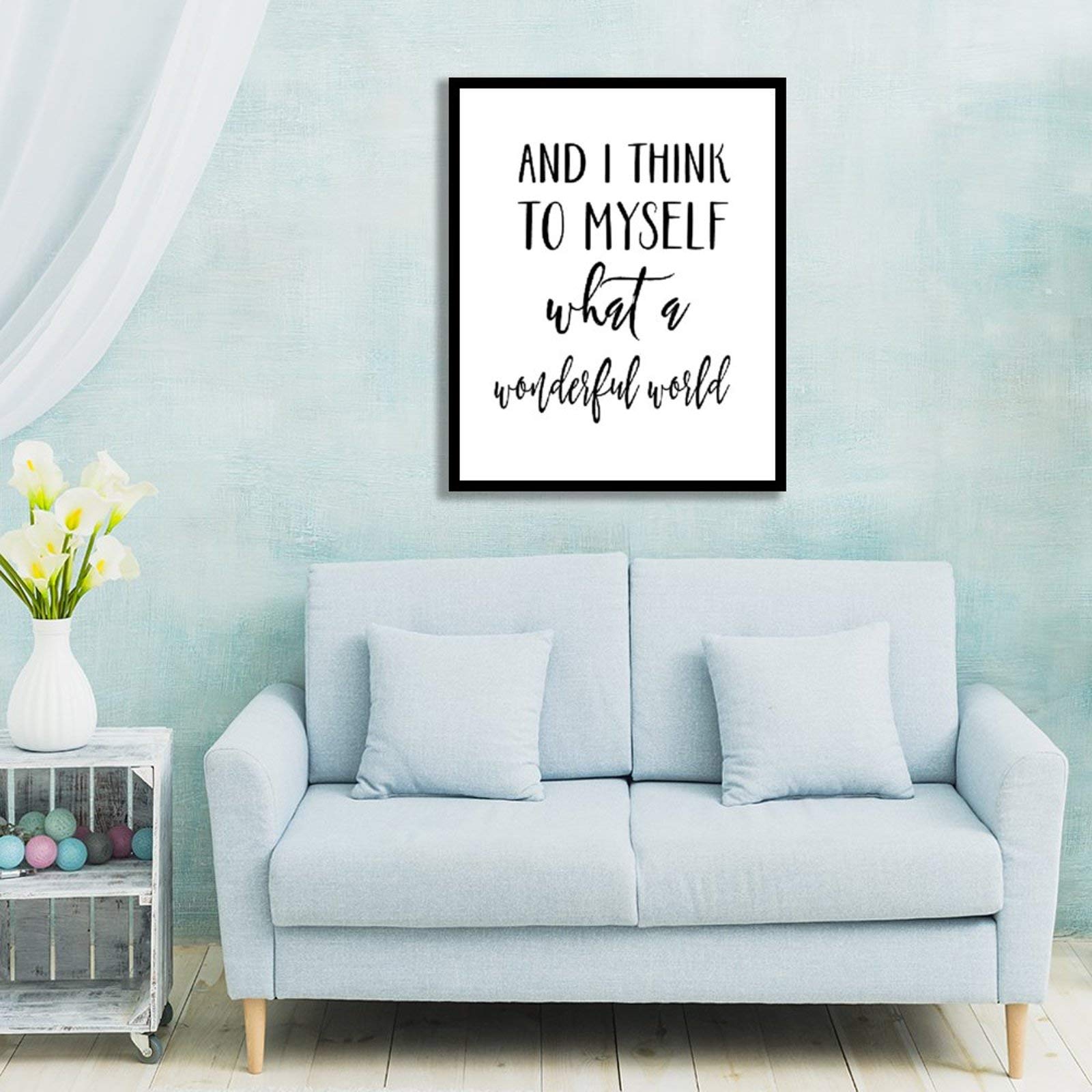 Rustic Wood Framed Signs & Wooden Plaque Wall Art - Farmhouse Home Decor for Living Room, Bedroom & Office | Perfect for Housewarming Gifts & Cozy Interior Design