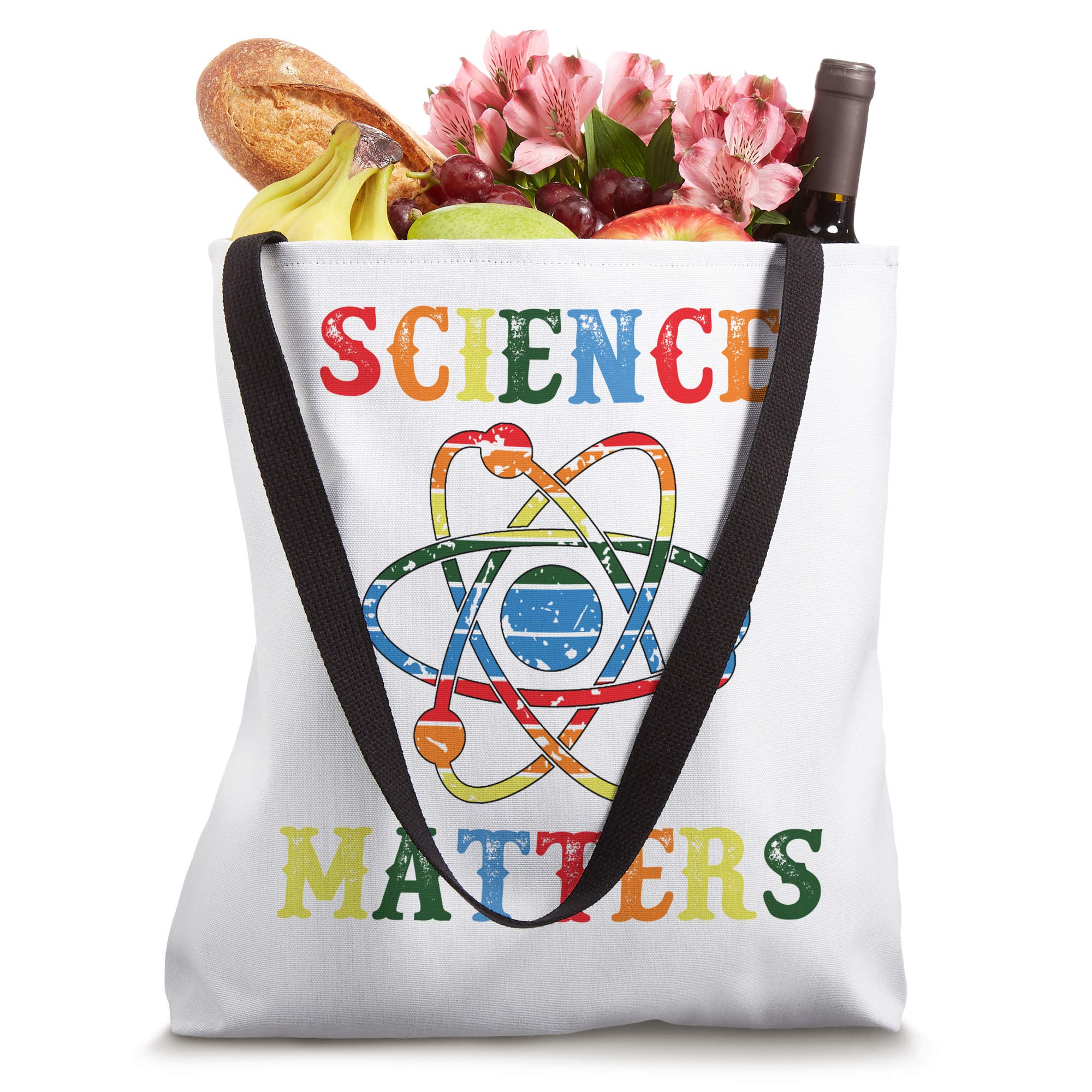 Science Matters Tote Bag - Eco-Friendly Cotton Reusable Shopping Bag for Groceries, Books & Daily Essentials | Perfect for School, Work & Farmers Market