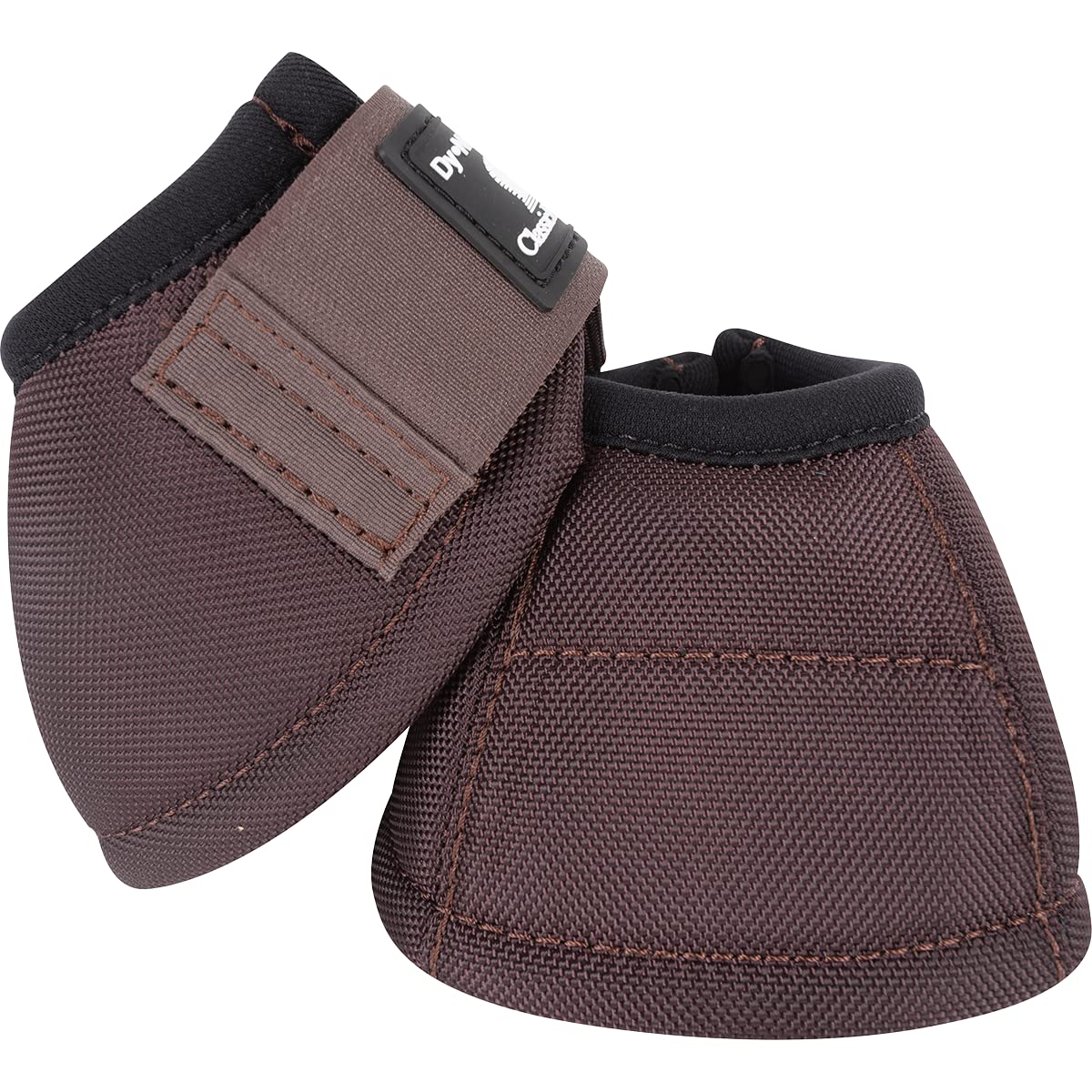 Classic Equine Dyno Turn Bell Boots for Horses - Durable Protective Boots for Jumping, Training & Riding - Prevent Overreach Injuries