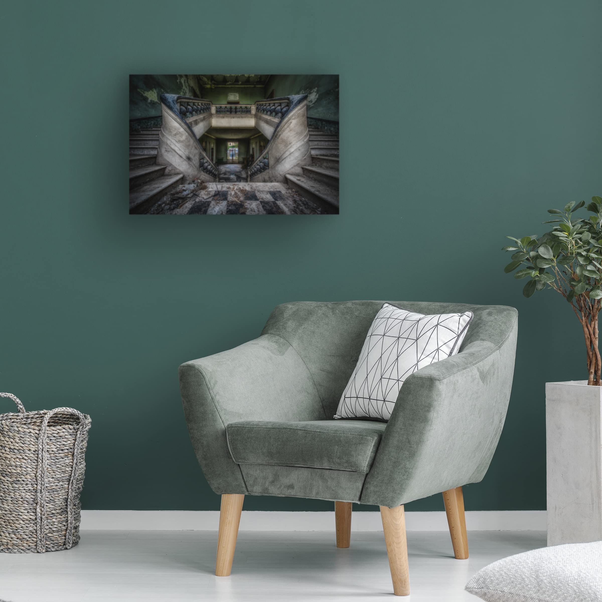 Trademark Fine Art 'Vision' Canvas Wall Art by Matteo Musetti - Modern Abstract Painting for Living Room, Bedroom & Office Decor