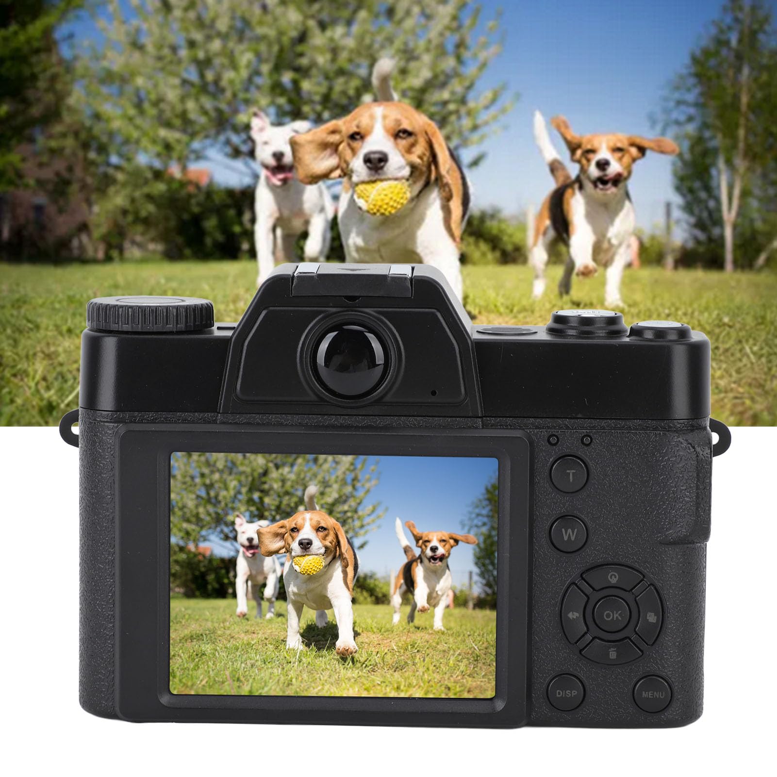 4K Digital Video Camera with 48MP, 3.0 Inch IPS Screen - Perfect for Vlogging, YouTube Content Creation & Travel Photography | Portable Camera for Beginners & Professionals