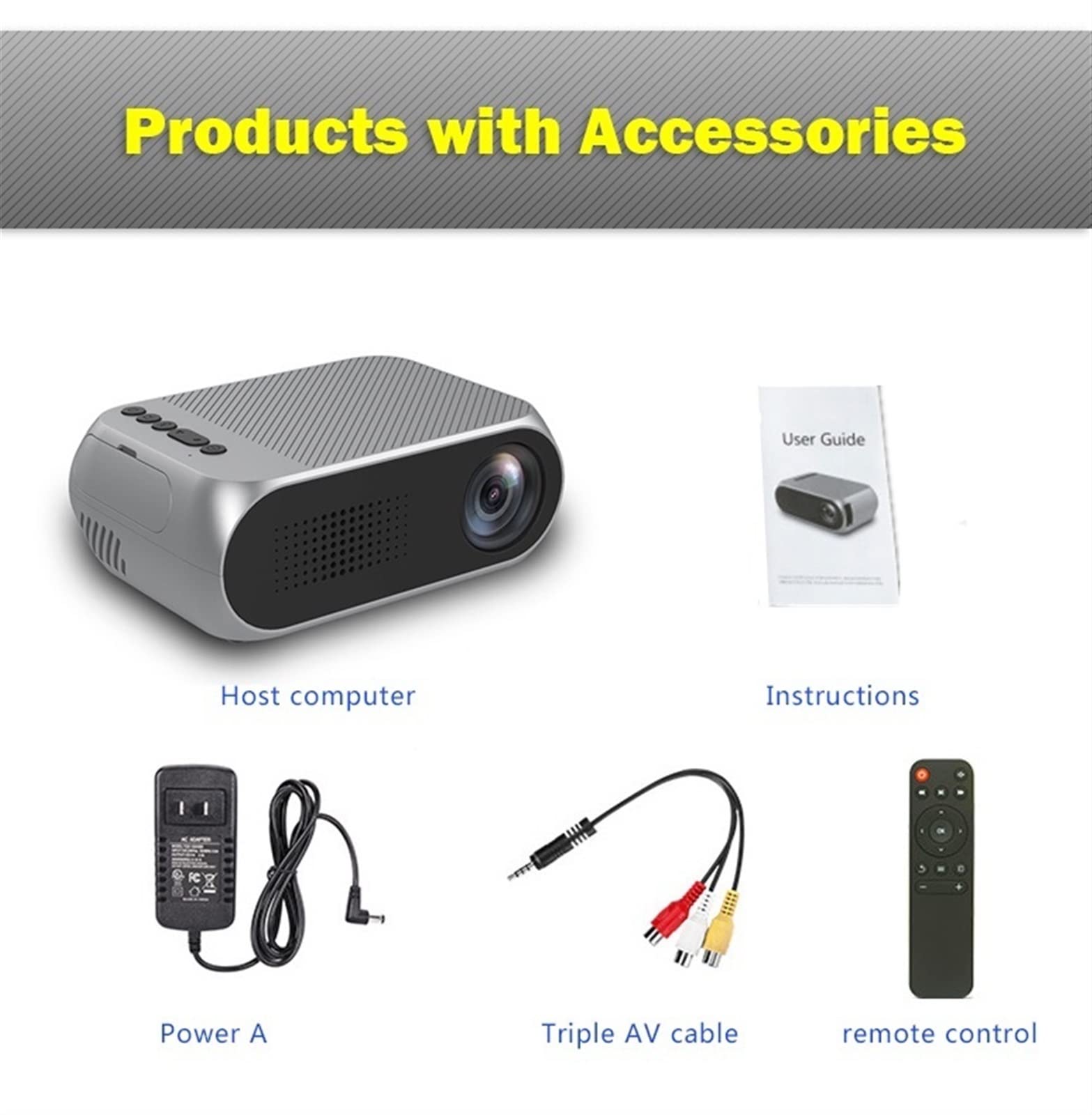 SVIOR Mini Projector - Portable HD 1080p LED Home Theater Projector with Smartphone Connectivity | Perfect for Movie Nights, Gaming & Outdoor Camping Entertainment