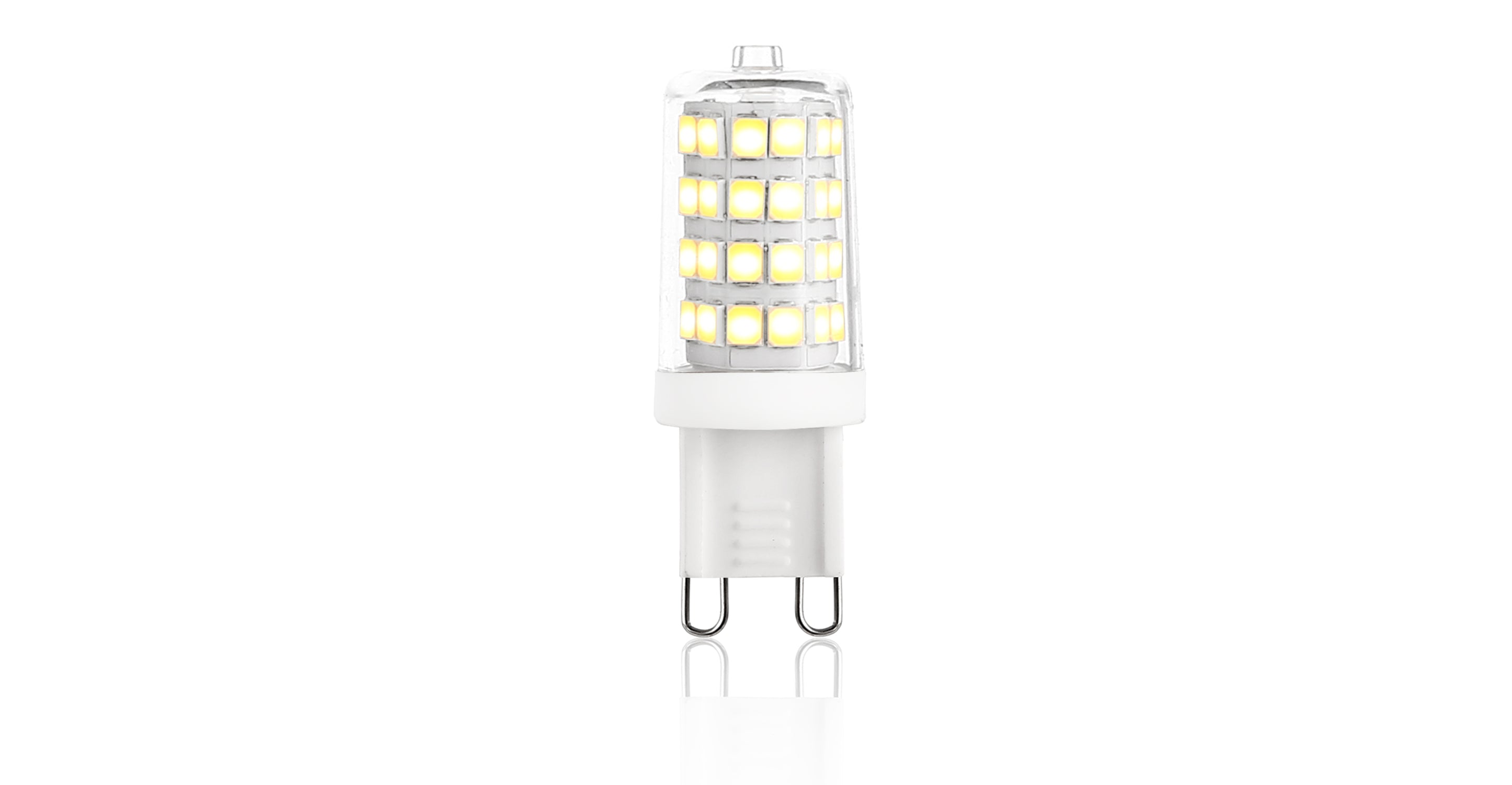 Vita G9 30W Equivalent 3W LED Bulb - Energy Efficient Mini Light for Chandeliers, Lamps & Decorative Fixtures