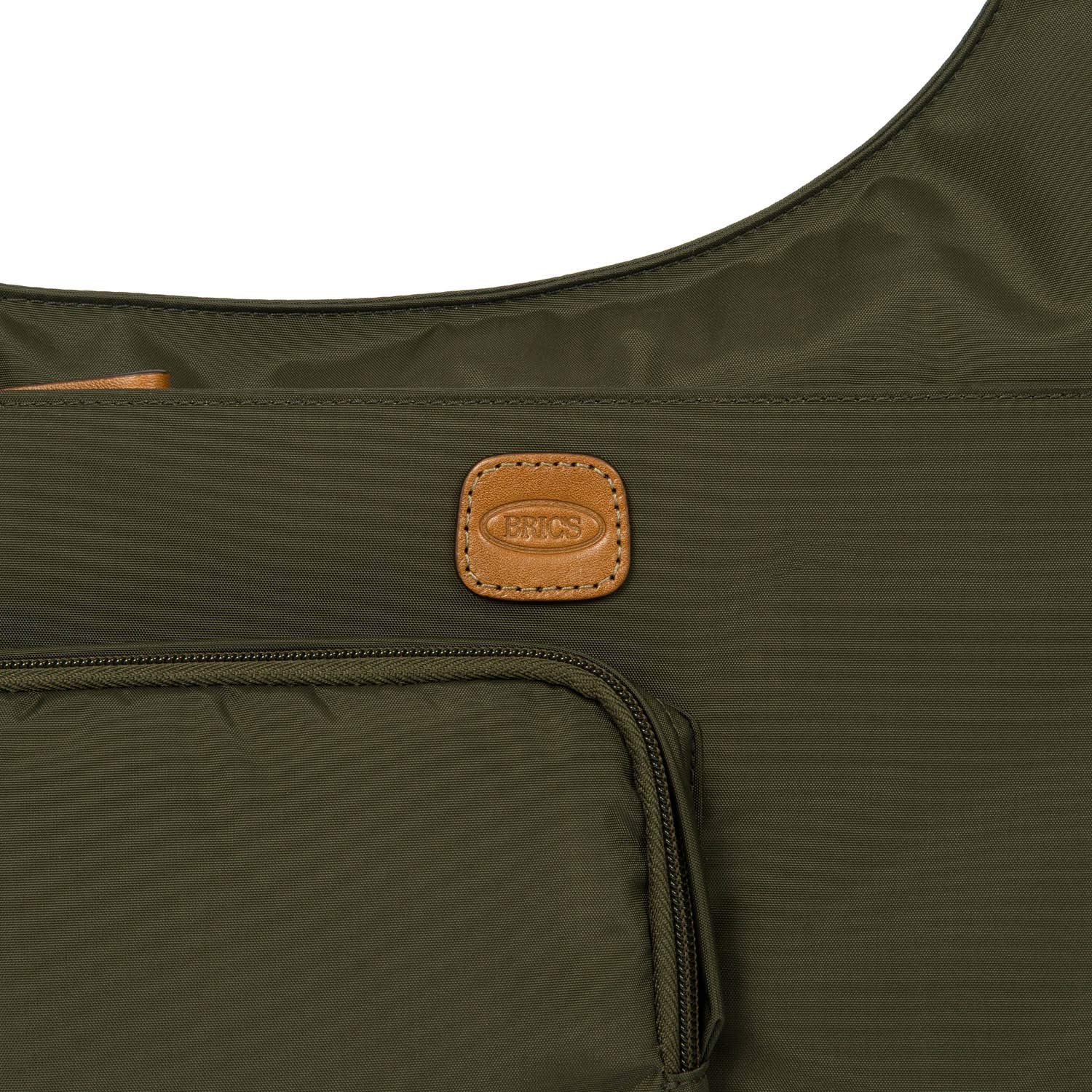 Bric's 2.0 X-Bag Hipster Envelope Shoulder Bag for Women - Olive Green Travel Purse & Crossbody Bag - Perfect for Work, Travel & Everyday Use