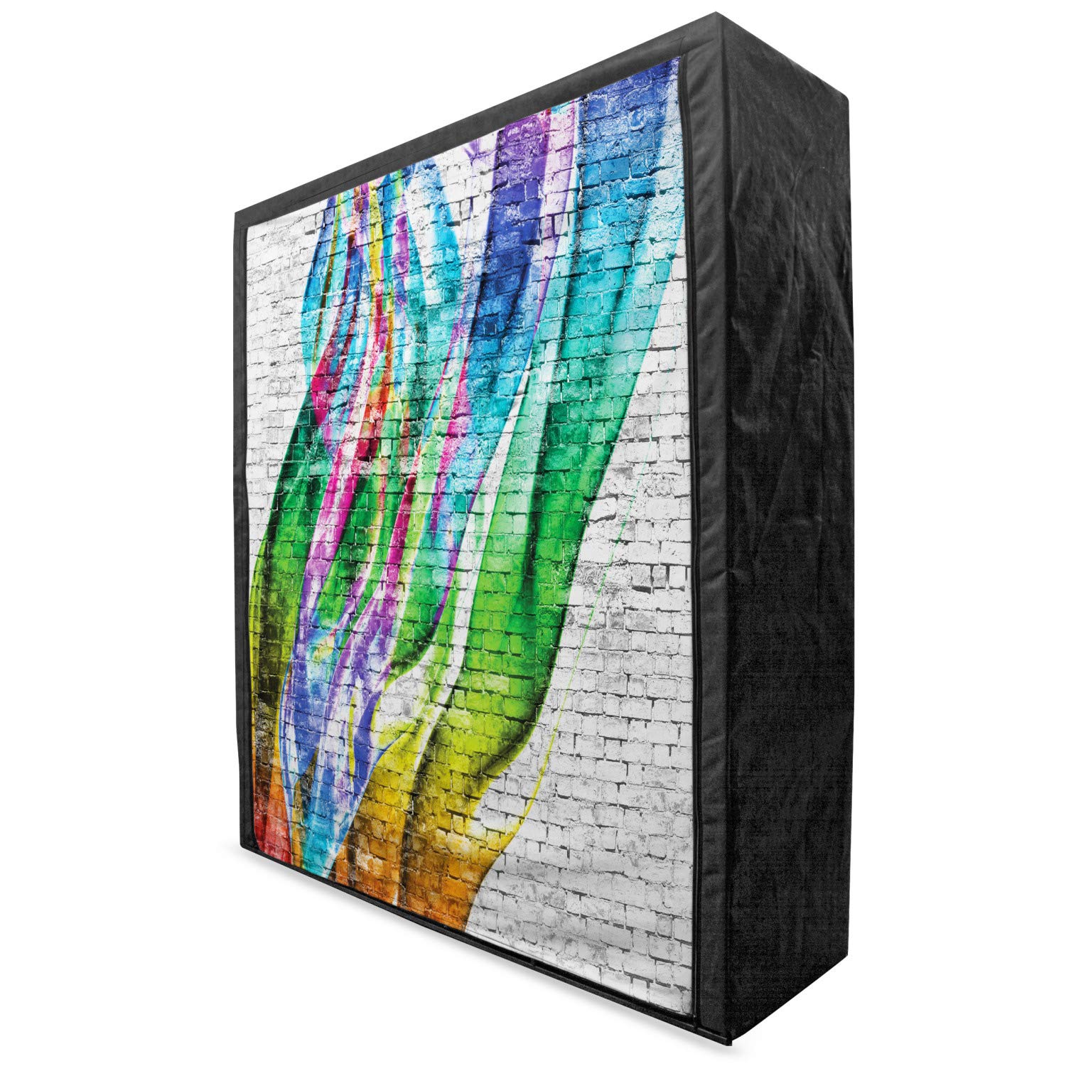 Ambesonne Brick Wall Portable Fabric Wardrobe - 59