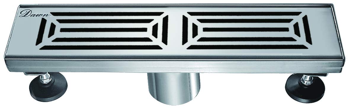 Premium Polished Satin Shower Drain - Dawn LPA120304 Stainless Steel Bathroom Drain for Showers, Bathtubs & Wet Rooms | Durable & Stylish Bathroom Upgrade