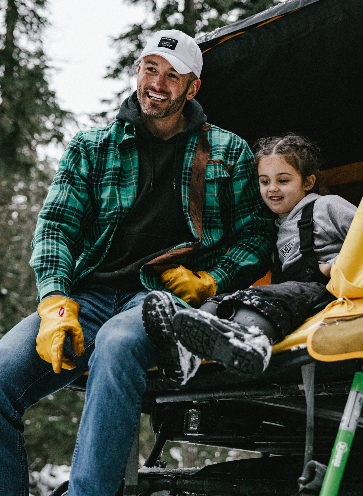 Men's Forever Flannel Shirt - Soft & Comfortable Green Plaid Shirt for Casual Wear & Outdoor Activities