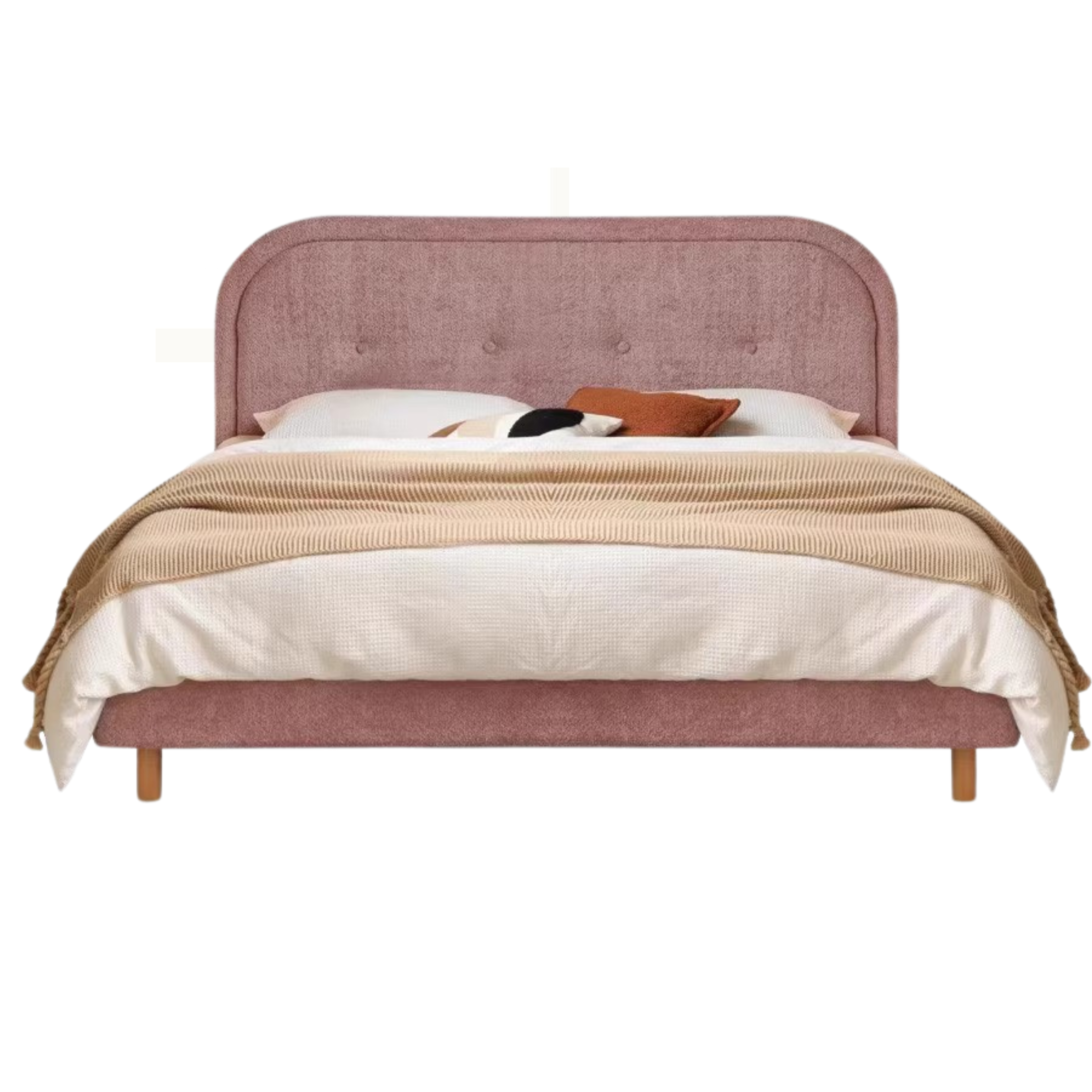 Premium Organic Leather Fabric - Ultra Soft & Luxurious Bed Cover for Comfortable Sleep - Perfect for Master Bedrooms, Guest Rooms & Cozy Home Decor