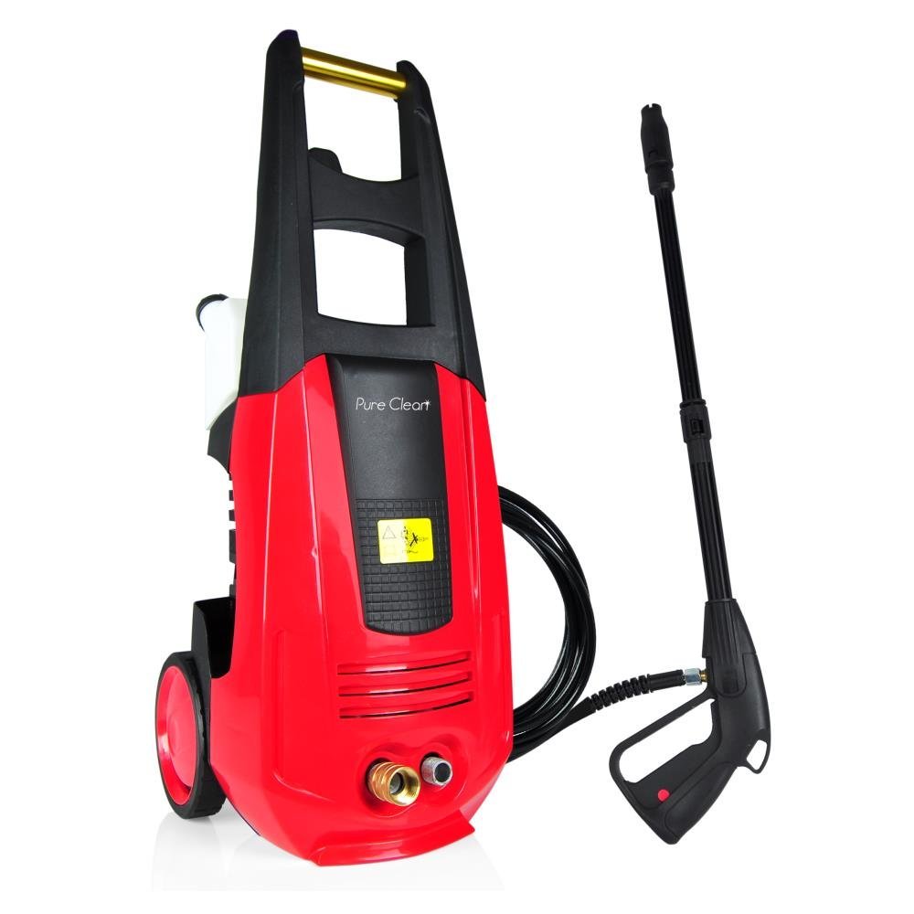 SereneLife Electric Pressure Washer - 1800 PSI High-Powered Outdoor Cleaner with Adjustable Nozzle Wand | Perfect for Driveways, Patios, Decks & Home Exterior Cleaning