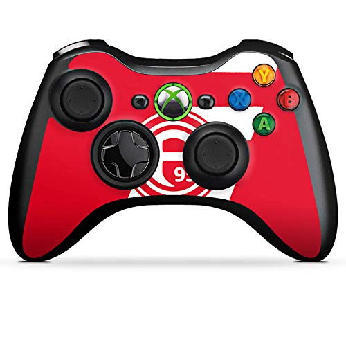 Official Fortuna Düsseldorf Xbox 360 Controller Skin - Licensed Gaming Sticker for Microsoft Xbox 360 - Perfect for Fans, Collectors, and Gaming Enthusiasts - Great for Customizing Your Controller and Showing Team Spirit