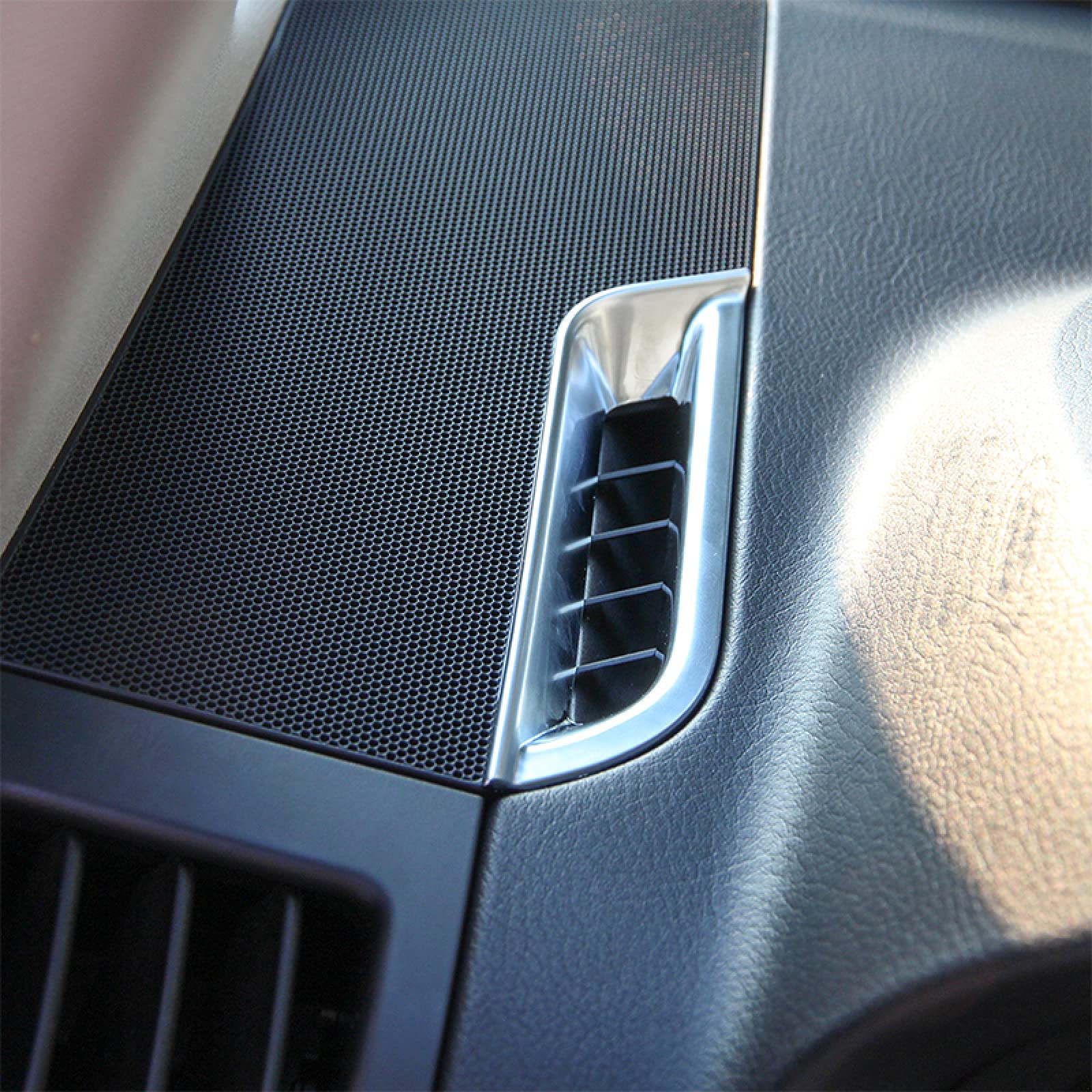 Land Rover Freelander 2 ABS Chrome Dashboard AC Vent Outlet Frame Cover Trim (2008-2015) - Premium Car Styling Accessories for Interior Upgrade & Customization