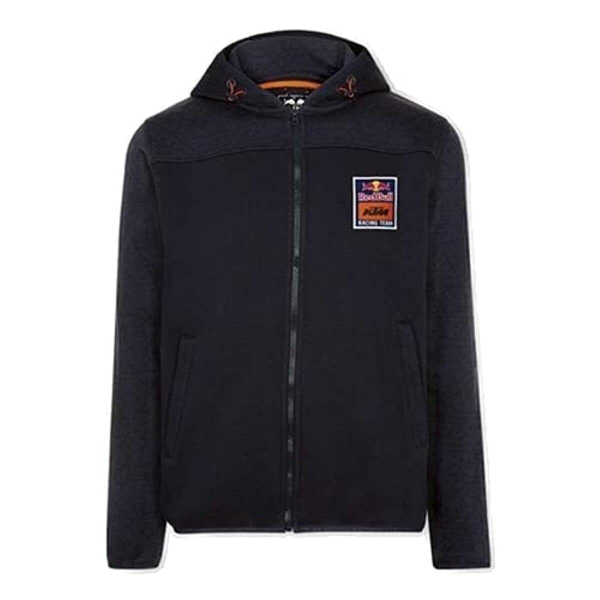 KTM Red Bull Racing Team Zip Hoodie - Navy Blue, Small Size | Men's & Women's Pullover Jacket for Motorcycle Racing Fans | Perfect for Casual Wear, Sports Events & Outdoor Activities