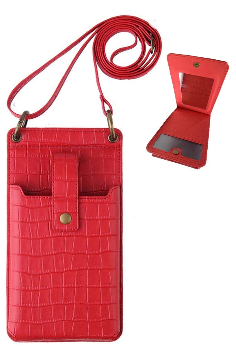Stylish Crossbody Phone Bag for Women & Girls - Small Shoulder Purse with Card Holder & Wallet - Perfect for Travel, Shopping & Daily Use