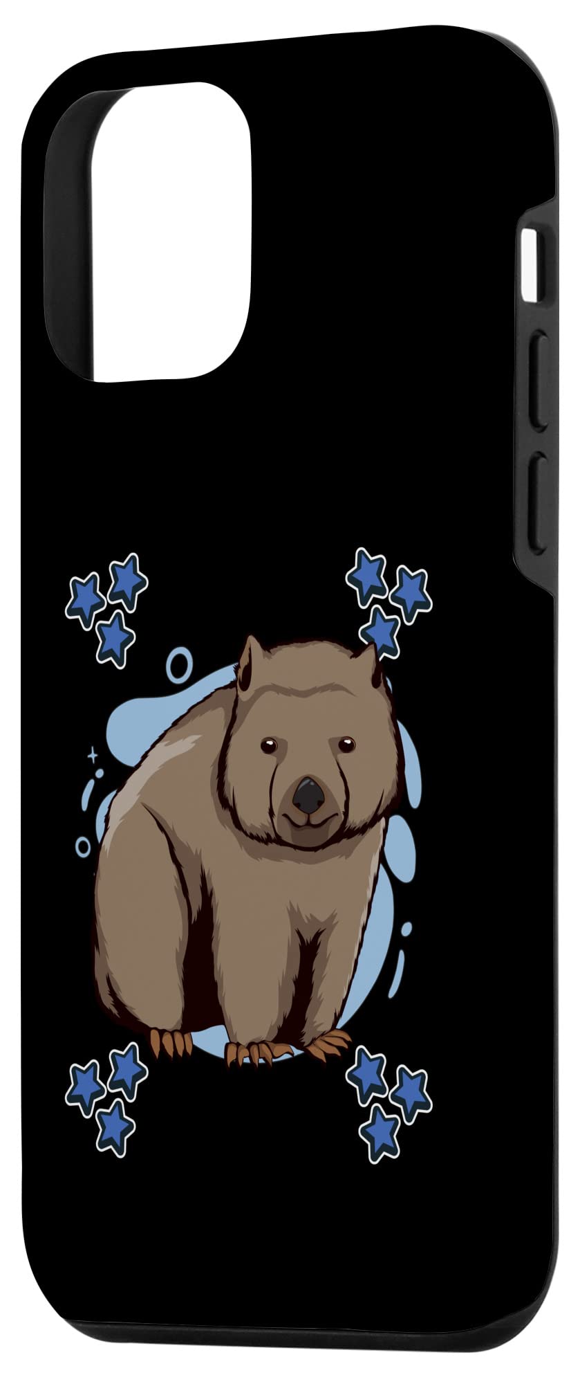 iPhone 12 Mini Case - Premium Wombat Blue Design Protective Cover | Durable Slim Fit Shockproof Phone Case for iPhone 12 Mini | Perfect for Outdoor Activities, Travel & Daily Use