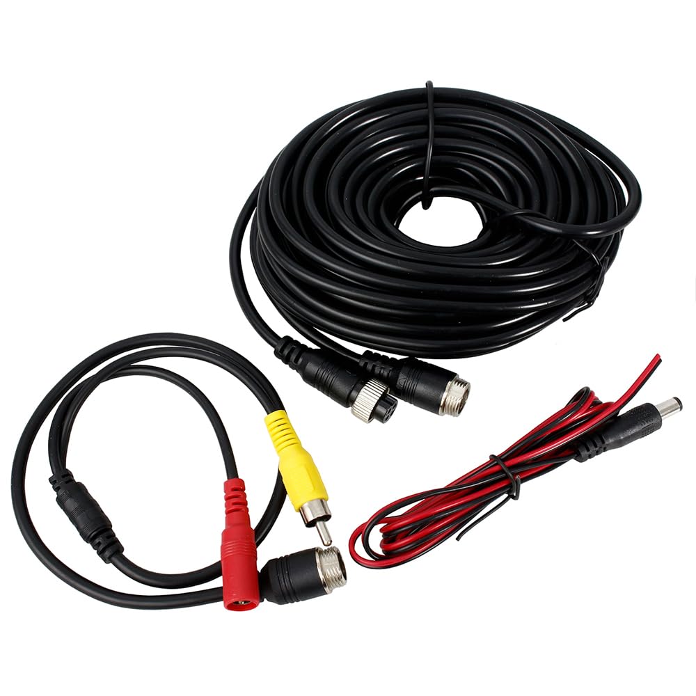 Echomaster CAM-580 HD Commercial Backup Camera System for Trucks & Trailers - Night Vision, Waterproof, Wide View Angle - Perfect for Parking, Reversing & Safety Maneuvers