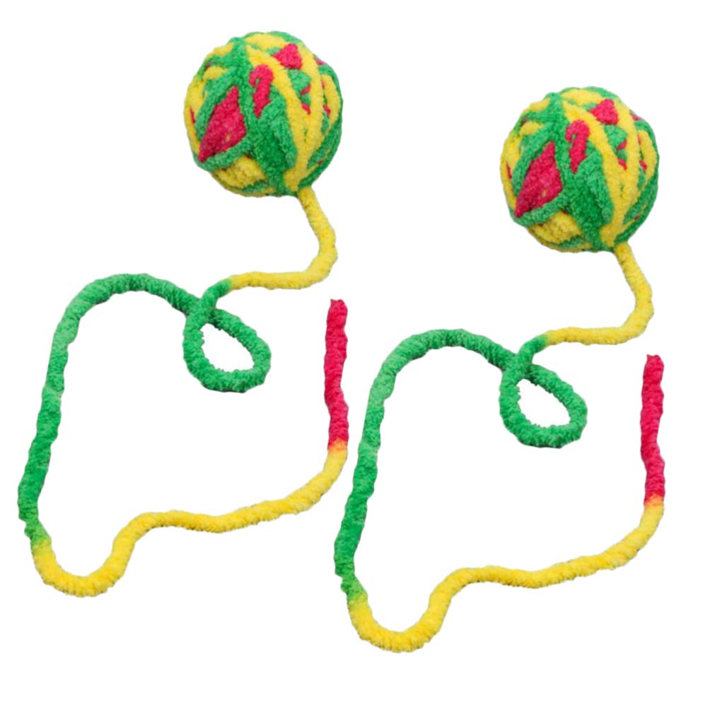 Balacoo 2-Pack Interactive Cat Chew Toys - Teething Relief & Brain Stimulation for Kittens - Pet Puzzle Balls & Dog Teaser Toys for Indoor Play & Training