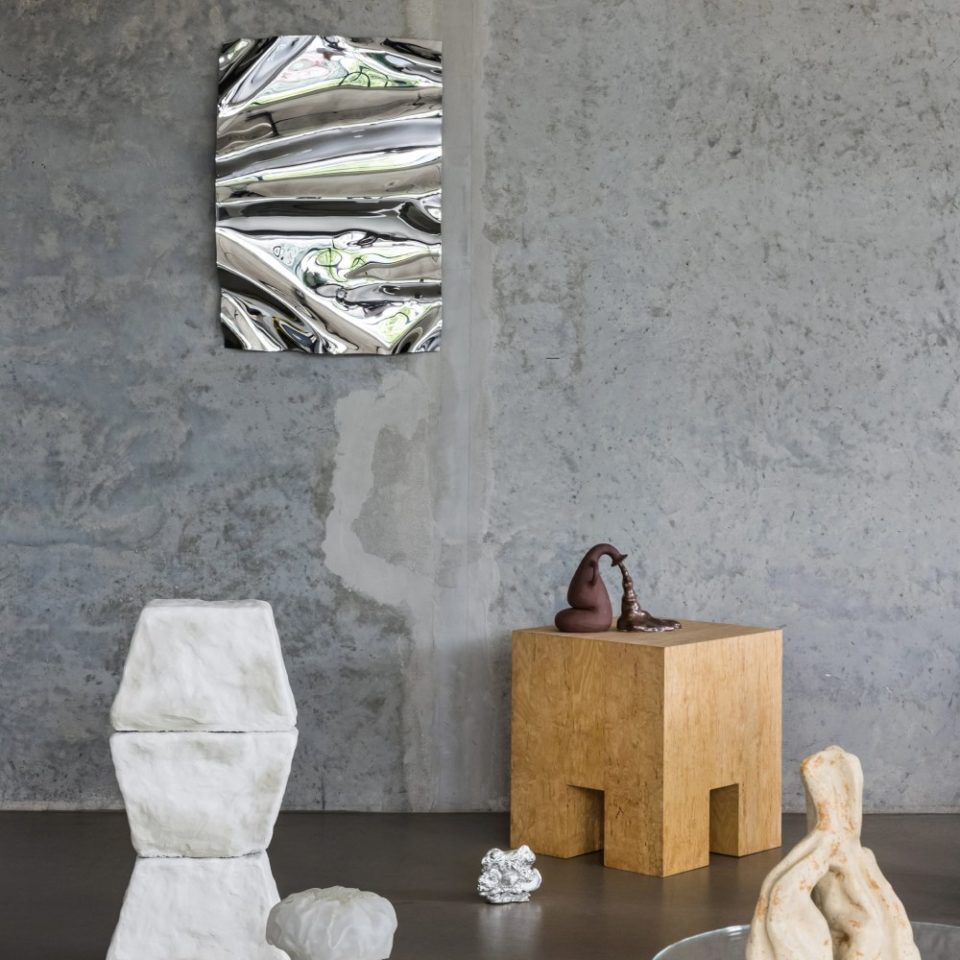 Psychedelic Mirror Wall Sculpture by CAIA LEIFSDOTTER - Modern Abstract Home Decor for Living Room, Bedroom, or Office - Available in 4 Sizes (Pre-Order)