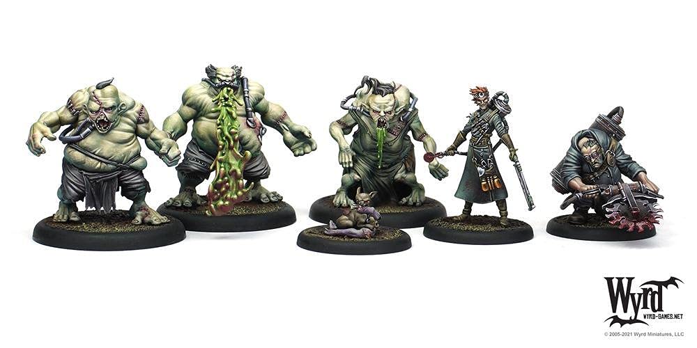 Malifaux: McMourning Core Box (23202) - Miniature Tabletop Game Set for Horror & Steampunk Wargaming Enthusiasts | Perfect for Collectors & Competitive Play