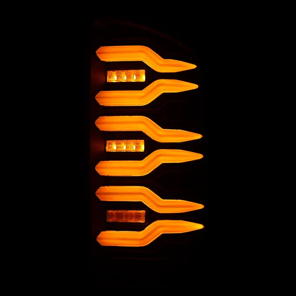 AlphaRex LUXX LED Tail Lights (Alpha Black) for Dodge Ram 1500 2007-2008 & 3500 2007-2009 - High-Performance LED Brake Lights with Smoked Lens - Upgrade for Night Driving & Enhanced Visibility