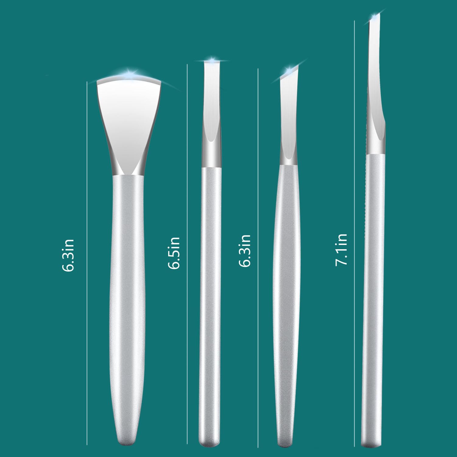 Professional Ingrown Toenail Removal Kit - Stainless Steel Pedicure Tools Set with Cuticle Remover & Nail Clippers (4 Pcs) - Perfect for Home Foot Care & Ingrown Nail Treatment