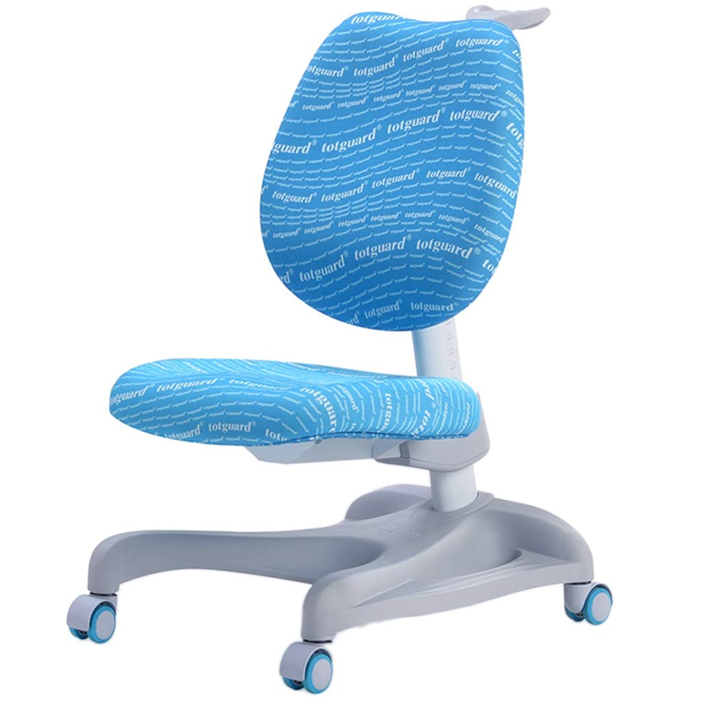 Adjustable Height Kids Study Chair - Ergonomic Children's Desk Chair for Home & School - Blue Lift-Up Armchair (44.5x60x83.5cm) - Perfect for Reading, Gaming & Online Learning