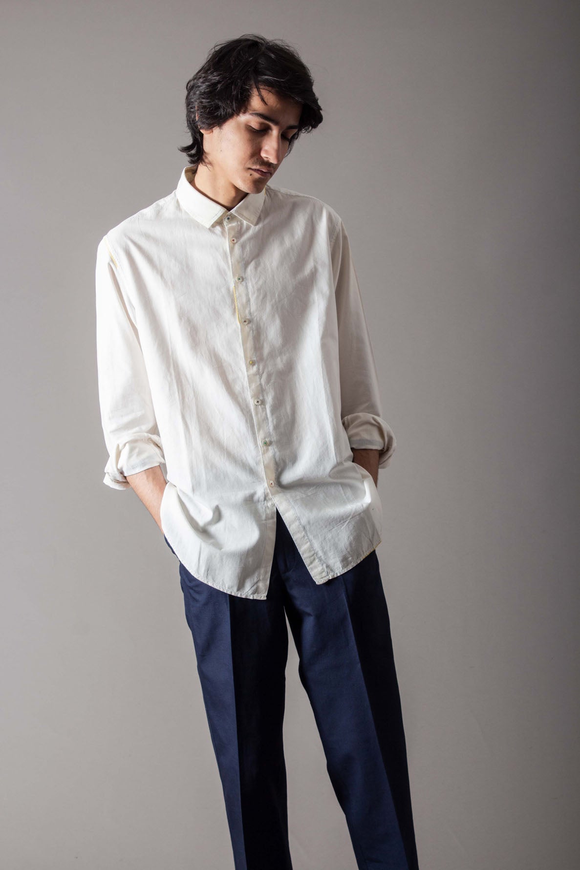 Authentic Handspun Handwoven Cotton Shirt for Men | Premium White Kurta | Perfect for Festivals, Weddings & Casual Wear