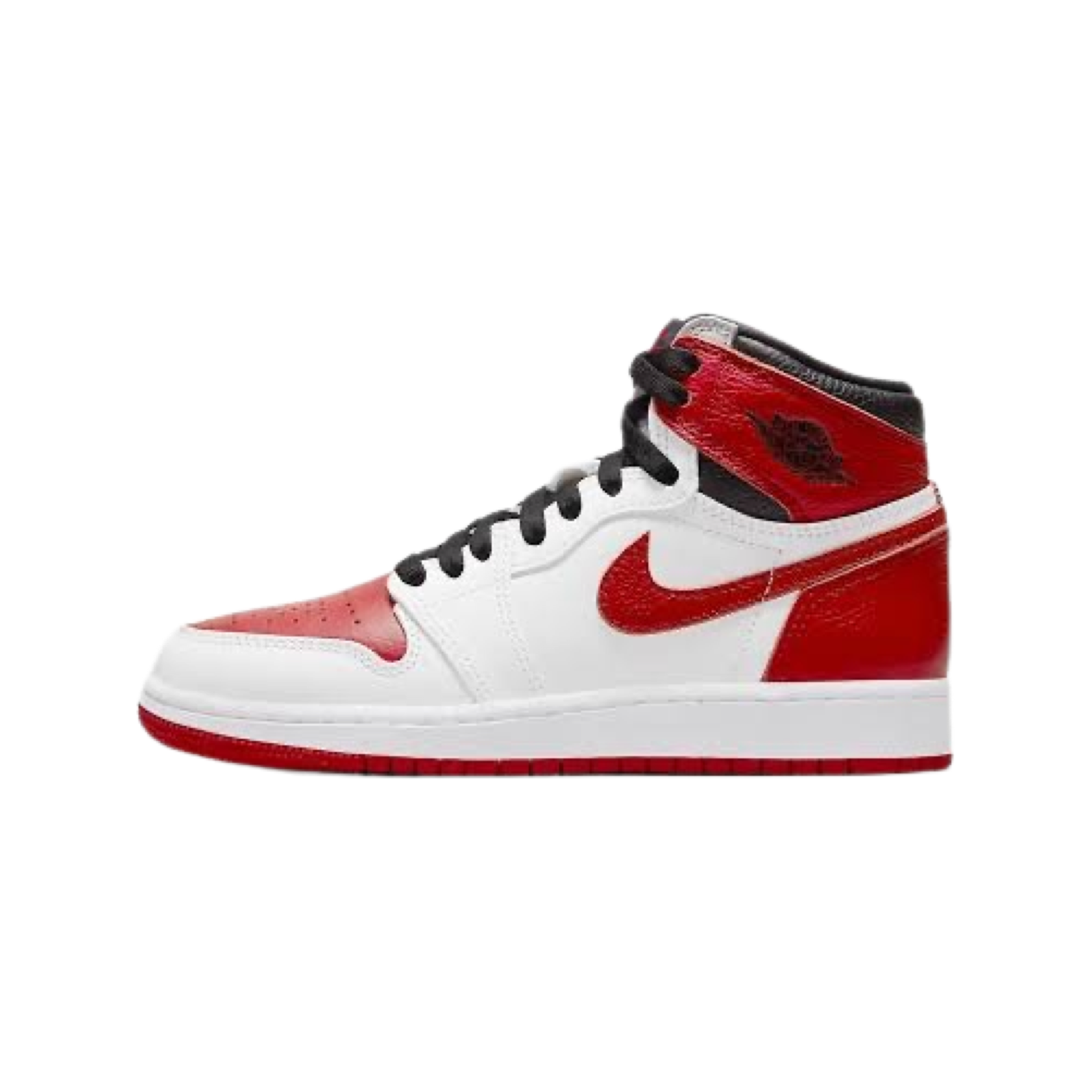 Air Jordan 1 Retro GS Sneakers - Heritage Gym Red, White & Black Colorway - Basketball Shoes for Women & Girls - Perfect for Court Play & Streetwear Fashion