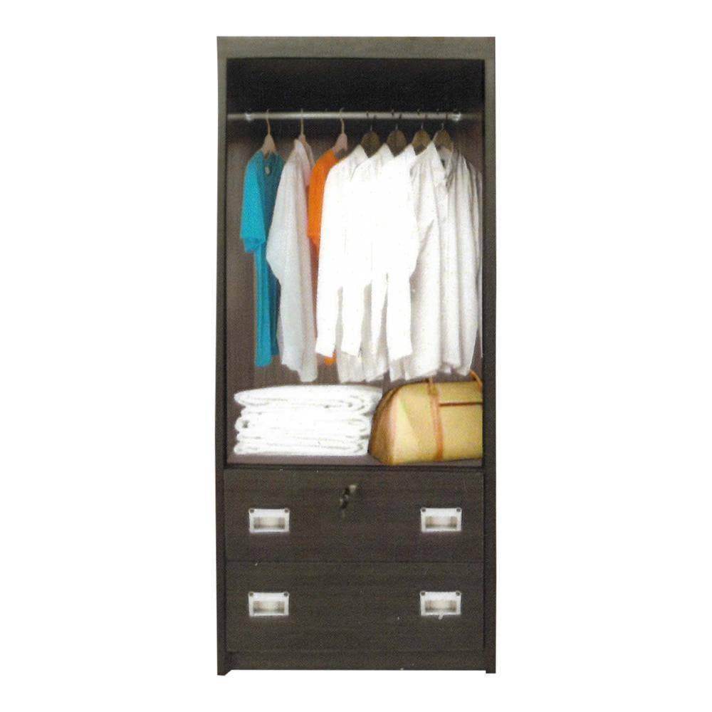 Premium Walnut Wood Mandolin Sliding Wardrobe Closet - Perfect for Bedroom, Hallway, and Apartment Storage Organization