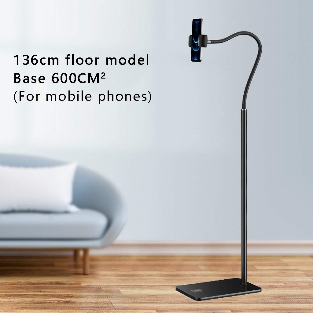 Flexible Gooseneck Phone Stand Holder for Bed & Desk - Adjustable Lazy Arm Mount for iPhone 12 Mini/11 Pro/XS Max/XR - Perfect for Reading, Watching Videos & Hands-Free Calling in Bed, Office or Car