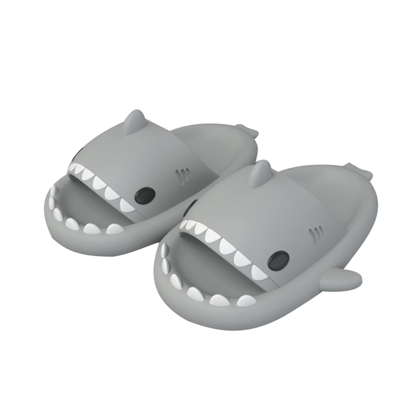 Shark Slippers for Women & Men - Cute Anti-Slip Open Toe Slides with Lightweight Sole | Summer Beach Sandals for Casual Wear, Poolside Lounging & Outdoor Activities