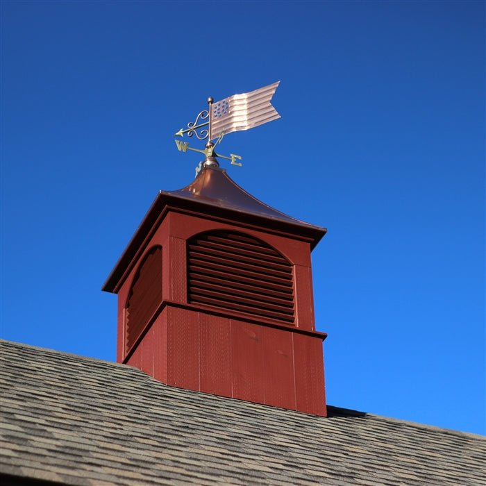 Premium American Flag Weathervane - Durable Outdoor Patriotic Decor for Garden, Yard & Roof - Perfect for 4th of July & Memorial Day Celebrations