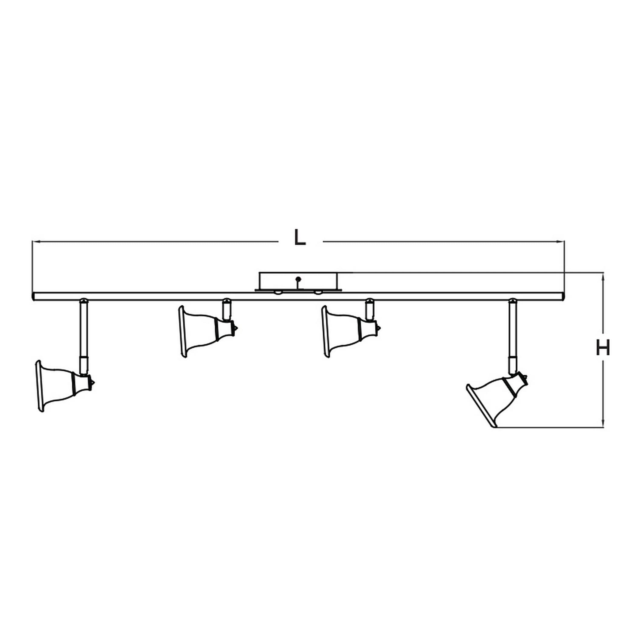 AFX BERF4450L30SN Berlin 4-Light 37