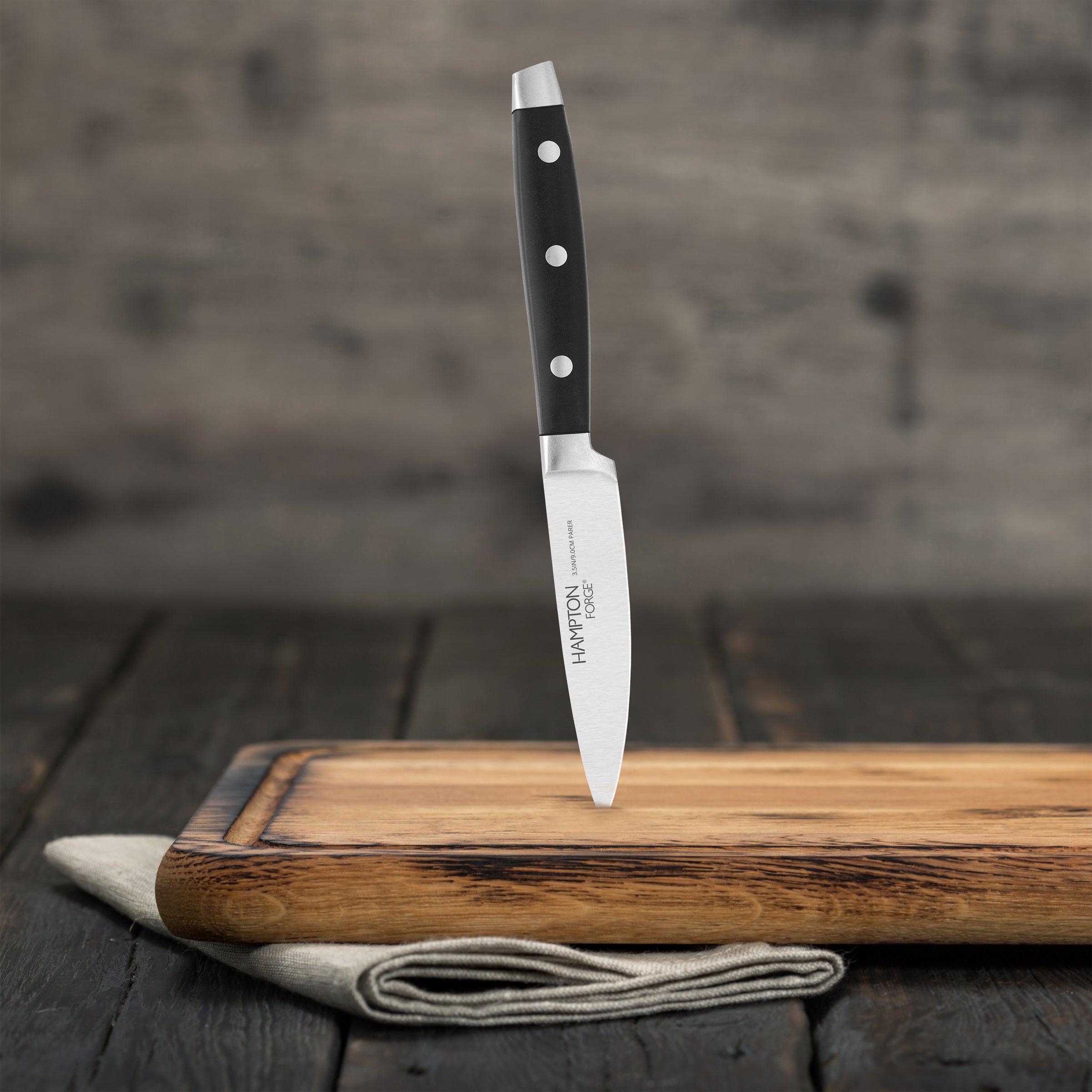 Continental 3.5 Inch Paring Knife with Protective Blade Cover - Perfect for Peeling, Slicing Fruits & Vegetables in Kitchen
