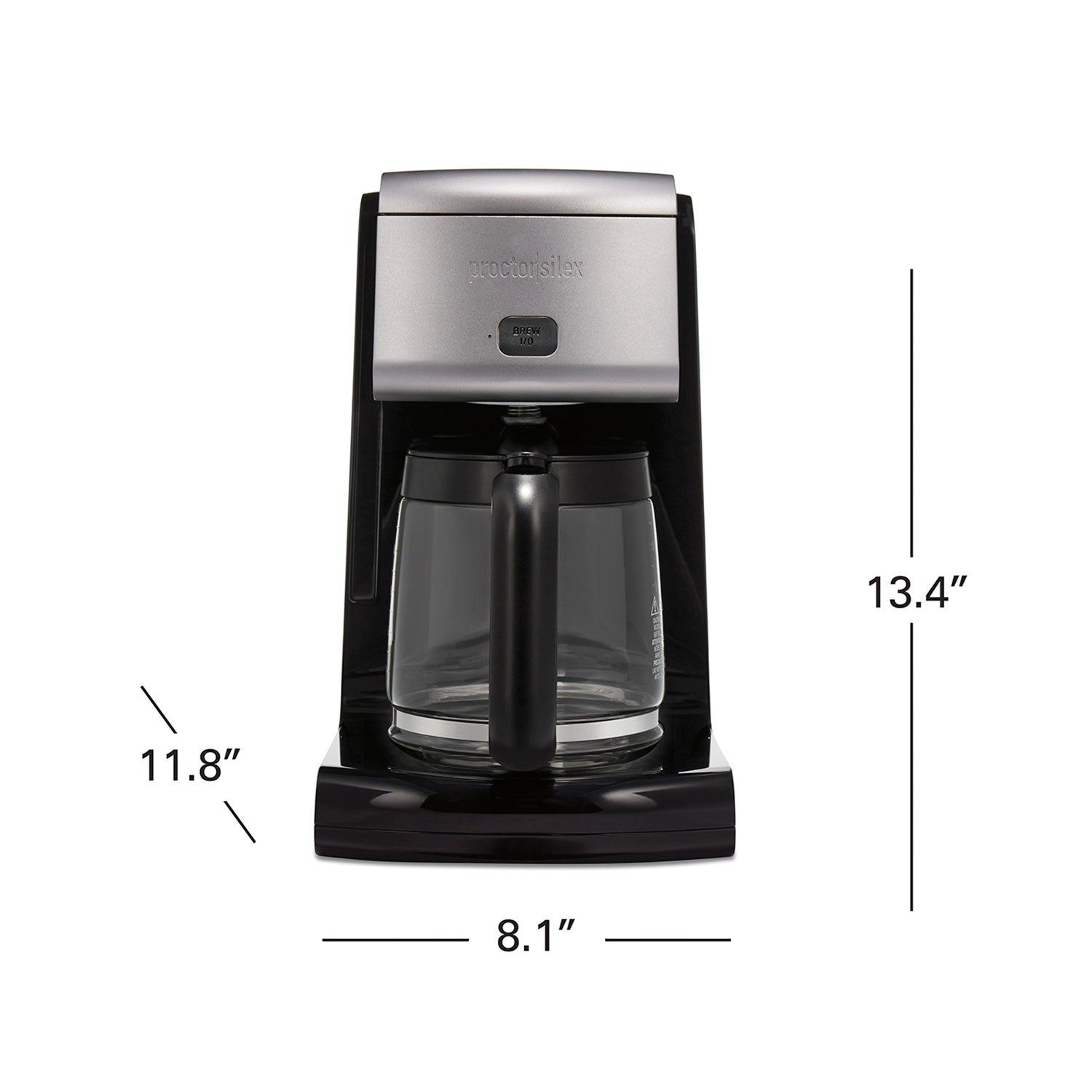 Proctor Silex 43686 FrontFill 12 Cup Coffee Maker - Drip Coffee Machine for Home & Office, Perfect for Large Families & Entertaining Guests