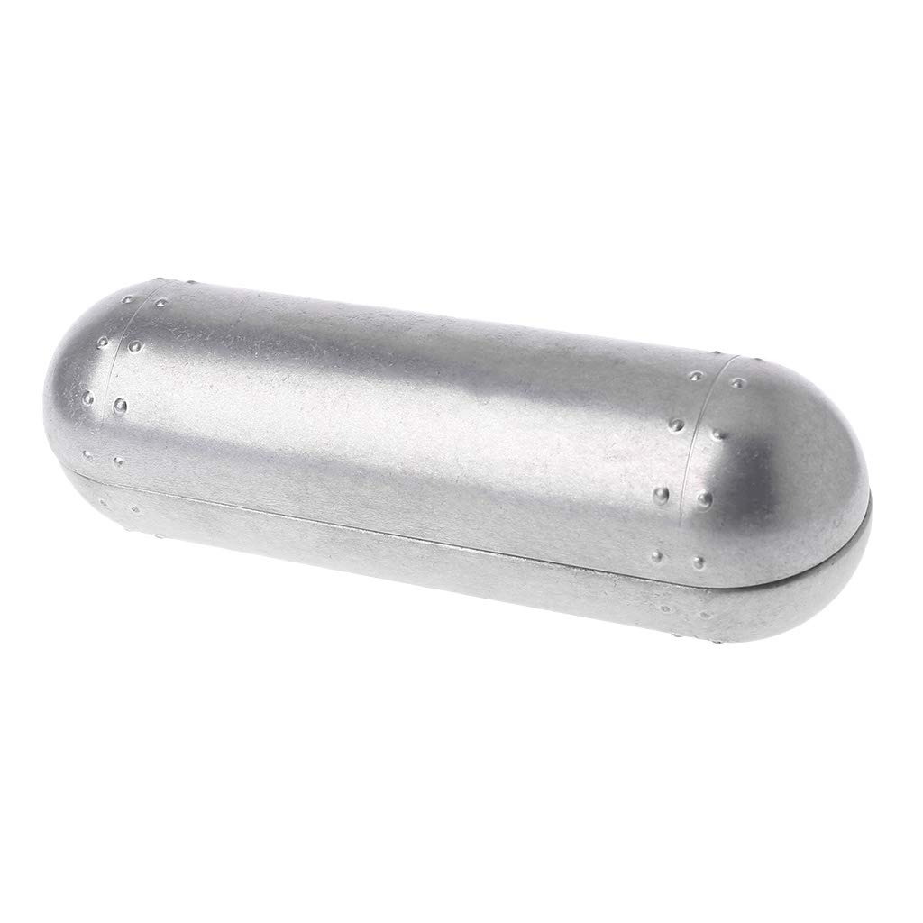 Vintage Aluminum Eyeglass Case - Hard Protective Holder for Reading Glasses & Sunglasses | Durable Travel Storage for Men & Women | Perfect for Office, Travel, and Daily Use