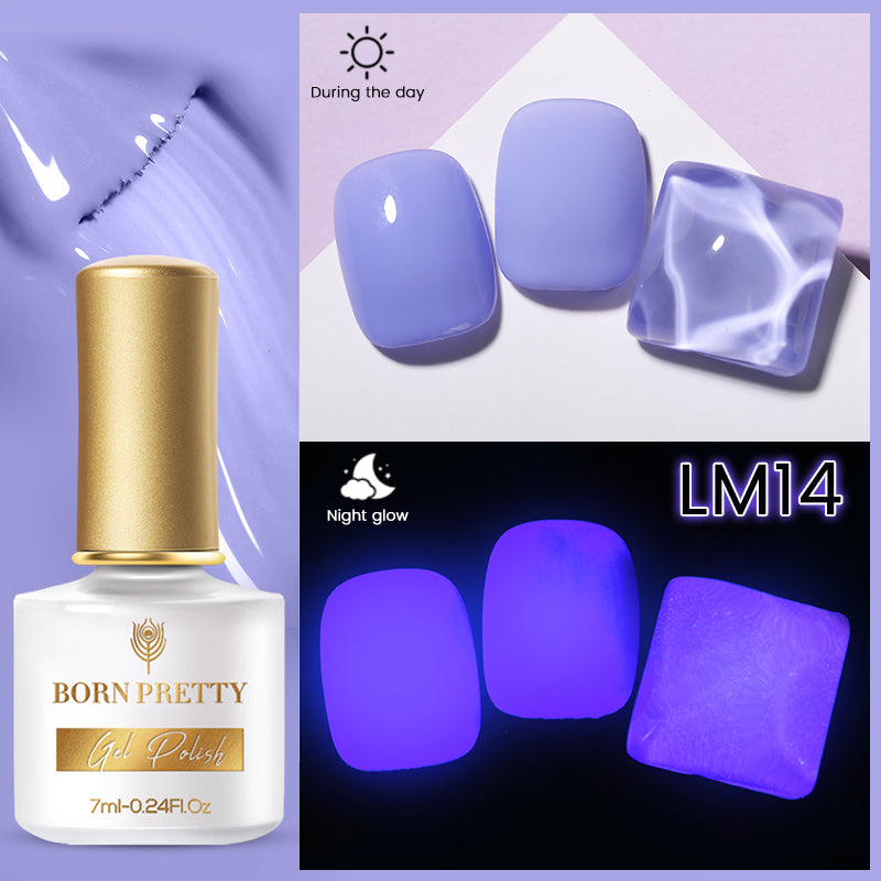 Born Pretty Luminous Macaron Gel Nail Polish - Long Lasting UV LED Soak Off Gel Polish for Salon & Home Manicure - Perfect for Nail Art, French Tips & Special Occasions
