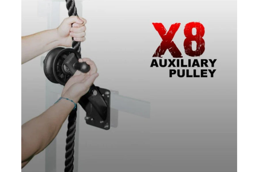 Marpo X8 Mountable Rope Trainer - Professional Strength Training Equipment for Home Gym, CrossFit & Climbing - Perfect for Indoor/Outdoor Fitness Workouts