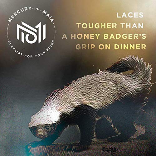 Honey Badger Survival Paracord Boot Laces - 7 Strand Nylon Core - Made in USA - Durable Outdoor Hiking & Emergency Gear for Camping, Hunting & Survival