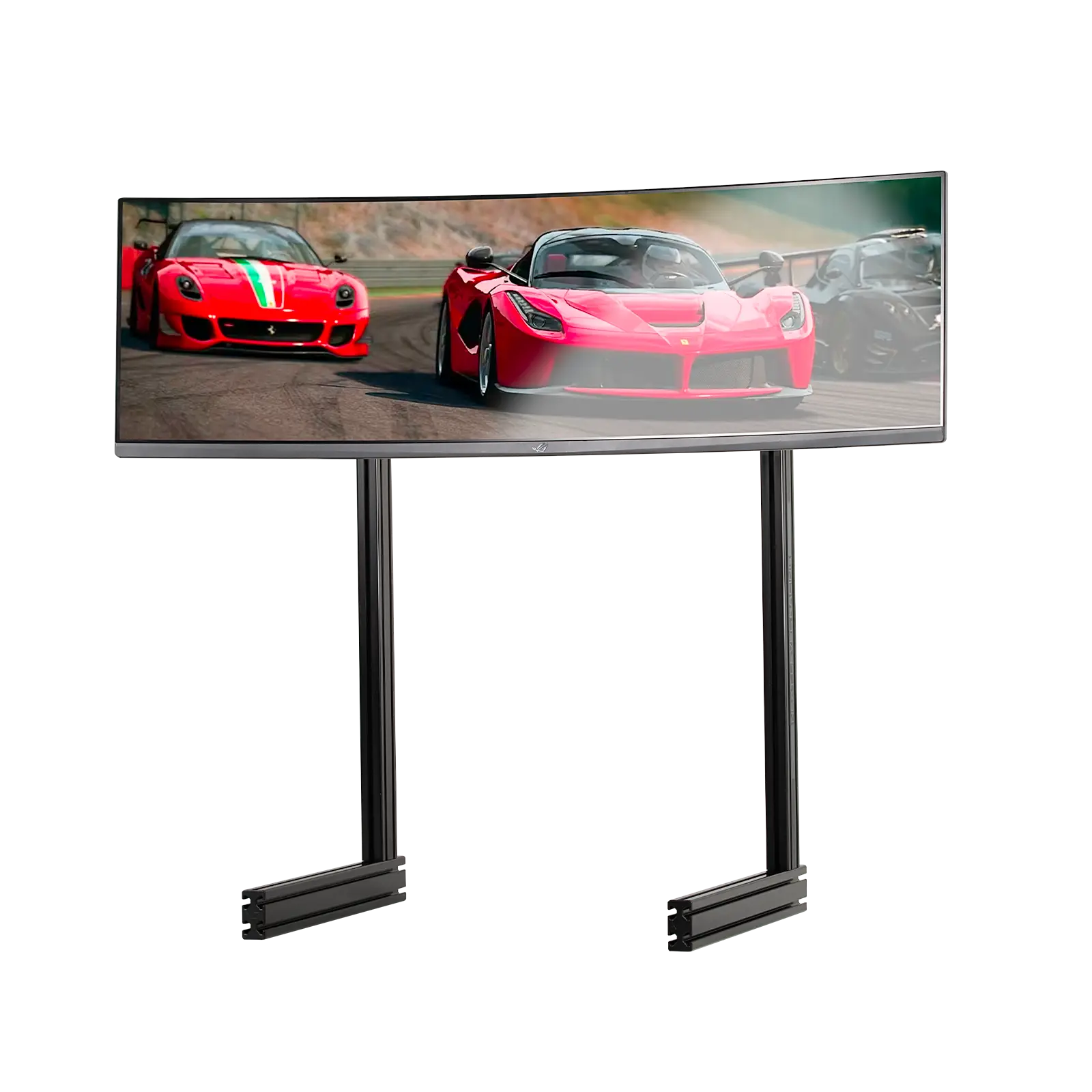 Next Level Racing ELITE Free Standing Single Monitor Stand - Black | Adjustable Racing Cockpit Monitor Mount for Sim Racing, Flight Simulation & Gaming Setup | Compatible with 17-43