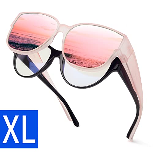 Xl Matte Pink/Pink Mirrored Lens