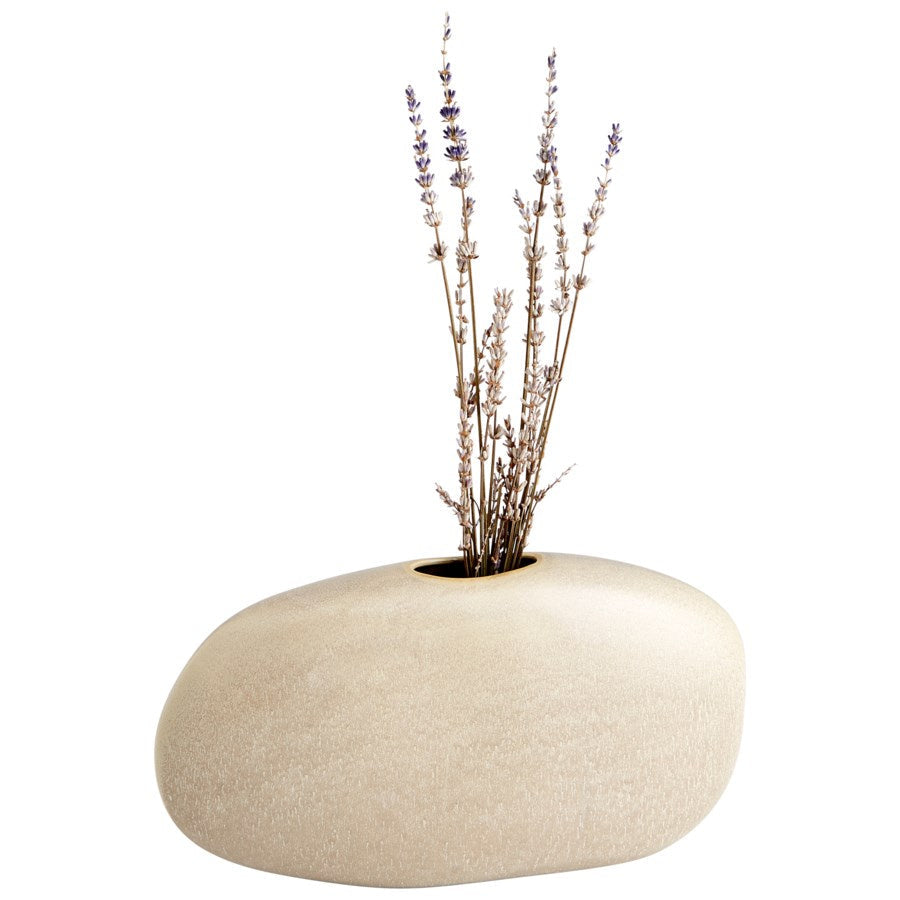 Cyan Design 10833 Pebble Vase - Olive Glaze Small Ceramic Home Decor - Perfect for Table Centerpiece, Wedding Decor, Living Room & Office Decoration