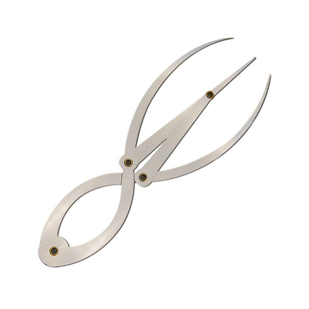 CENMO Golden Ratio Stainless Steel Eyebrow Ruler & Calipers - 1:1.618 Precise Measuring Tool for Perfect Eyebrow Shaping, Tattoo Design & Makeup Application - Ideal for Professional Artists, Beauty Salons & Home Use