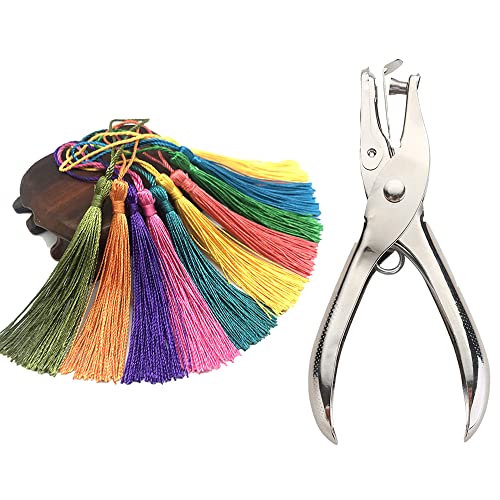 Punch Pliers and 20 Pieces Tassel
