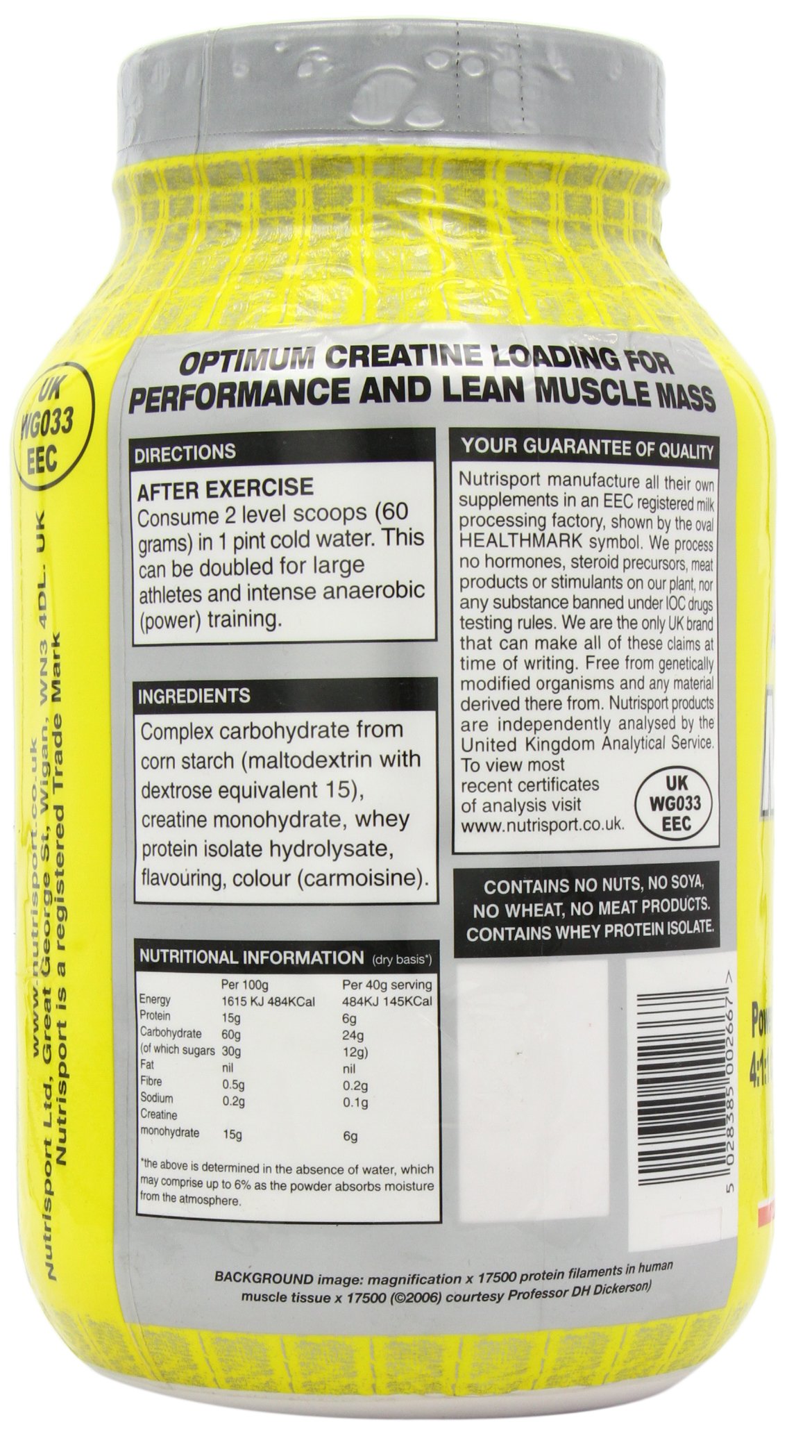 ATP M Fuel Fruit Punch Energy Powder - 1500g for Workout, Gym & Sports Performance - Delicious Fruit Flavor for Pre & Post Workout Recovery