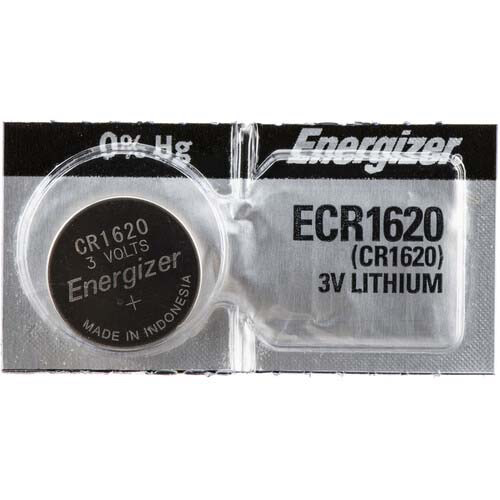 Energizer CR1620 3V Lithium Battery - Long-Lasting Power for Watches, Calculators, Key Fobs & Medical Devices