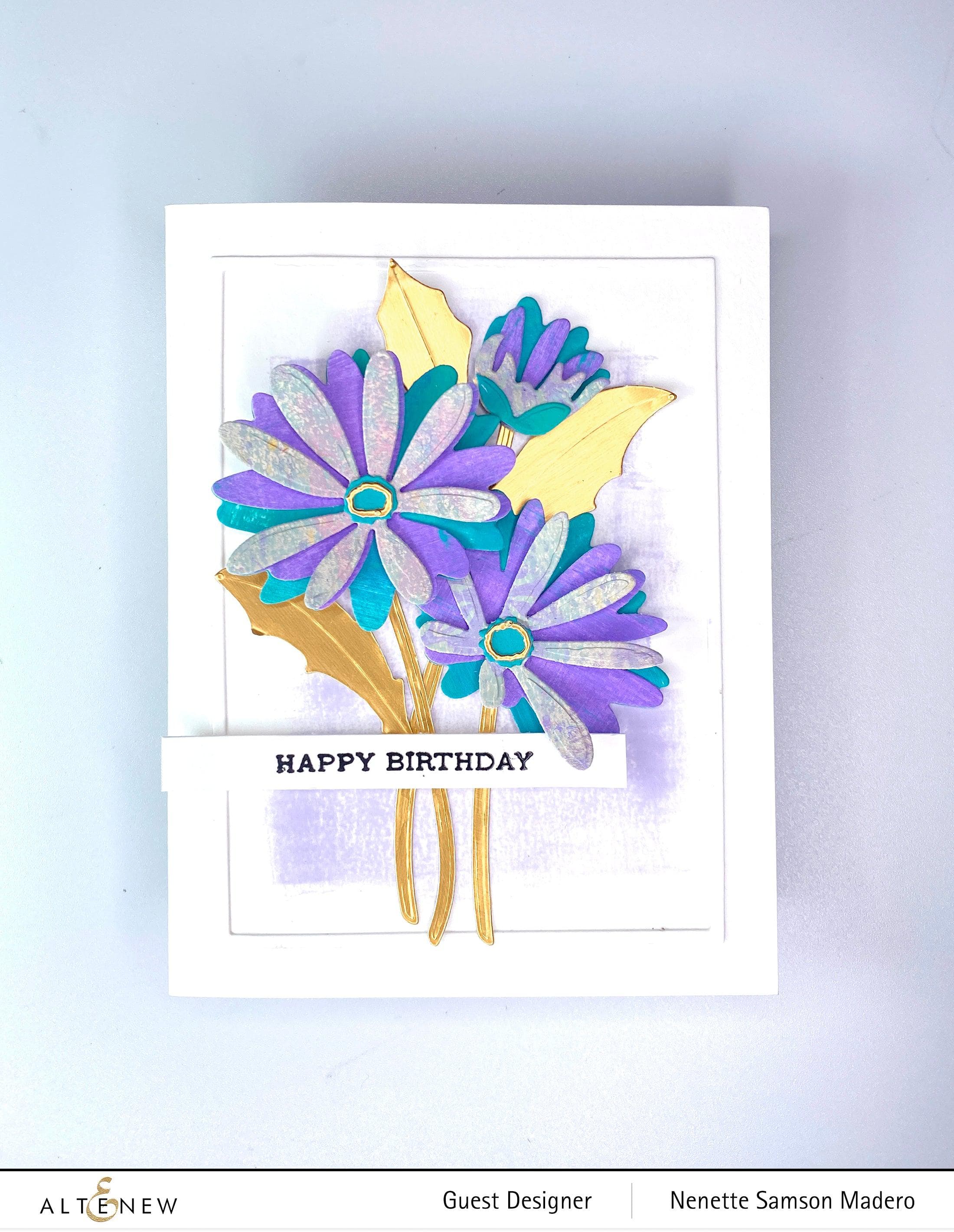 African Daisy Layering Die Set for DIY Paper Flowers - Perfect for Scrapbooking, Card Making, and Home Decor Crafts