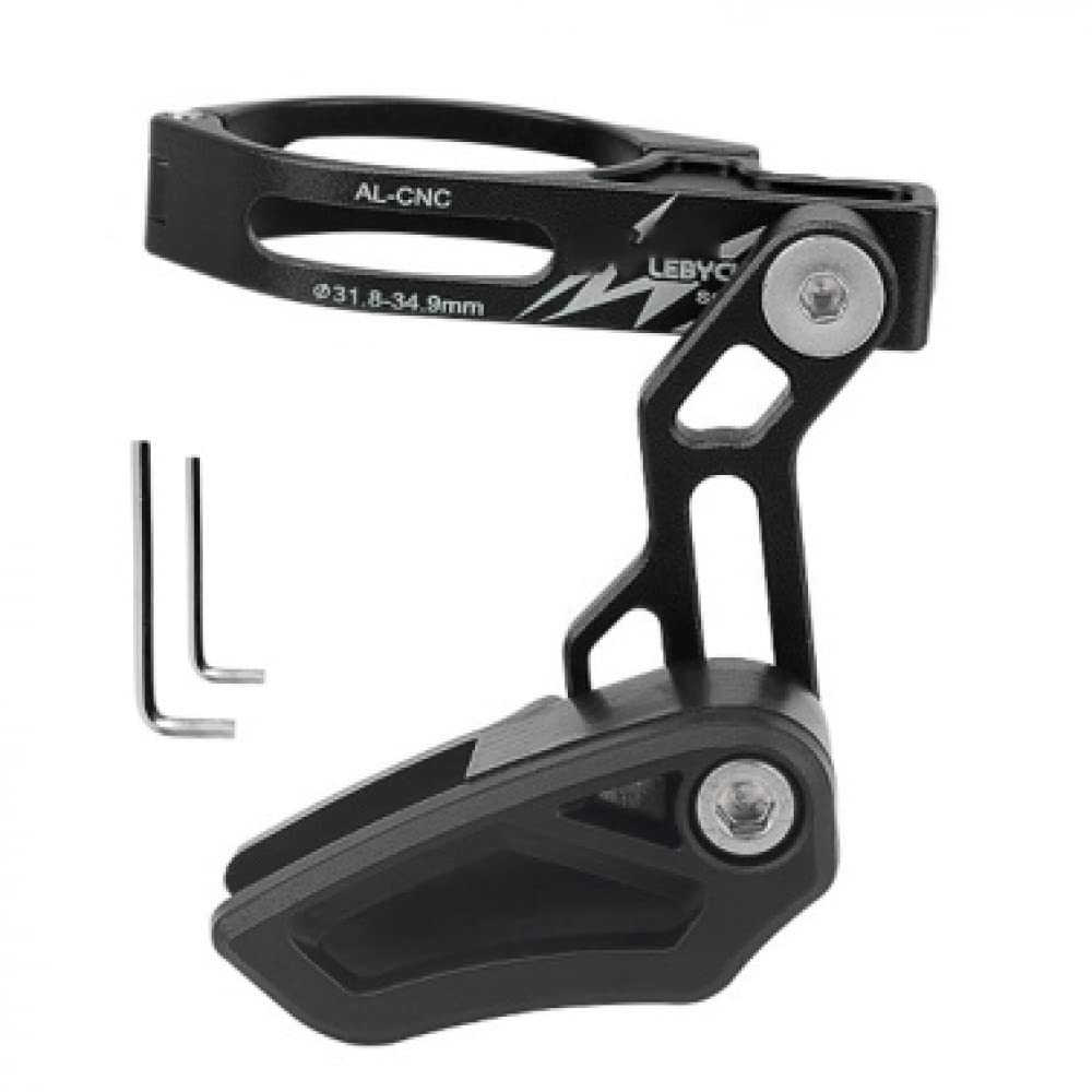 Universal Bicycle Chain Stabilizer Guide - MTB Chain Protector for Positive/Negative Teeth Single Disc - Durable Mountain Bike Accessory for Trail Riding & Off-Road Cycling